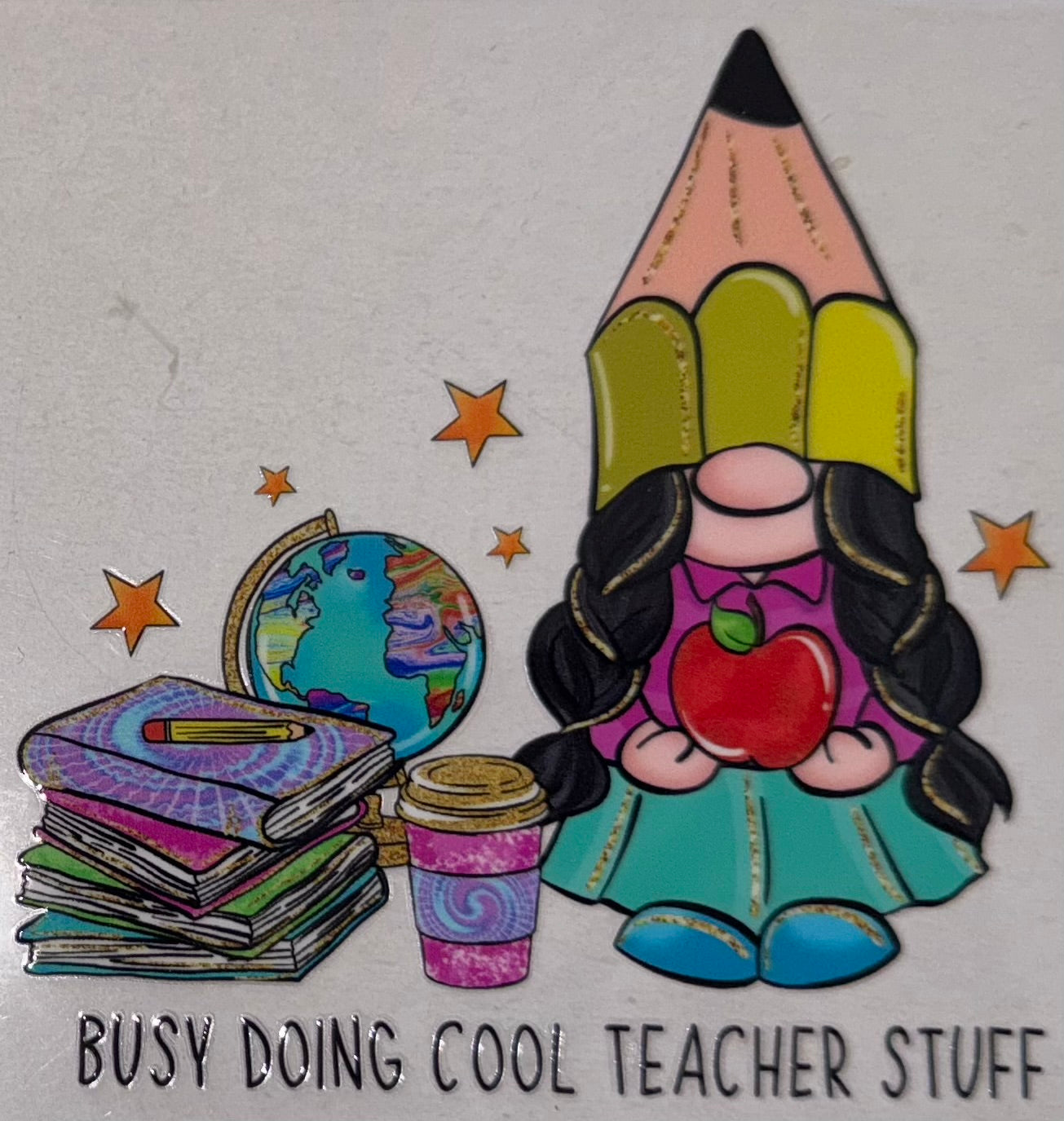 Busy Doing Cool Teacher Stuff Decal