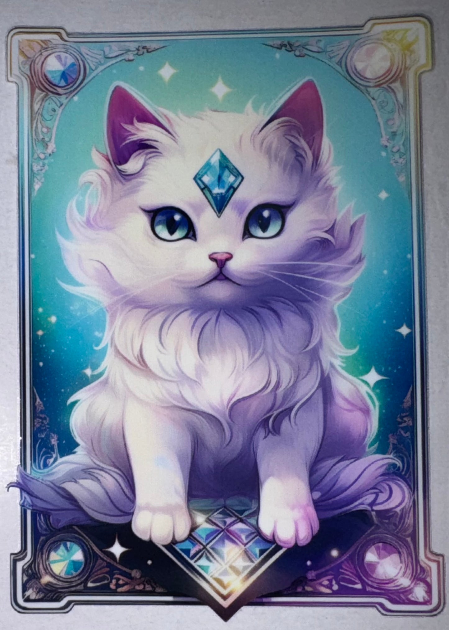 Cat Tarot Card Decal