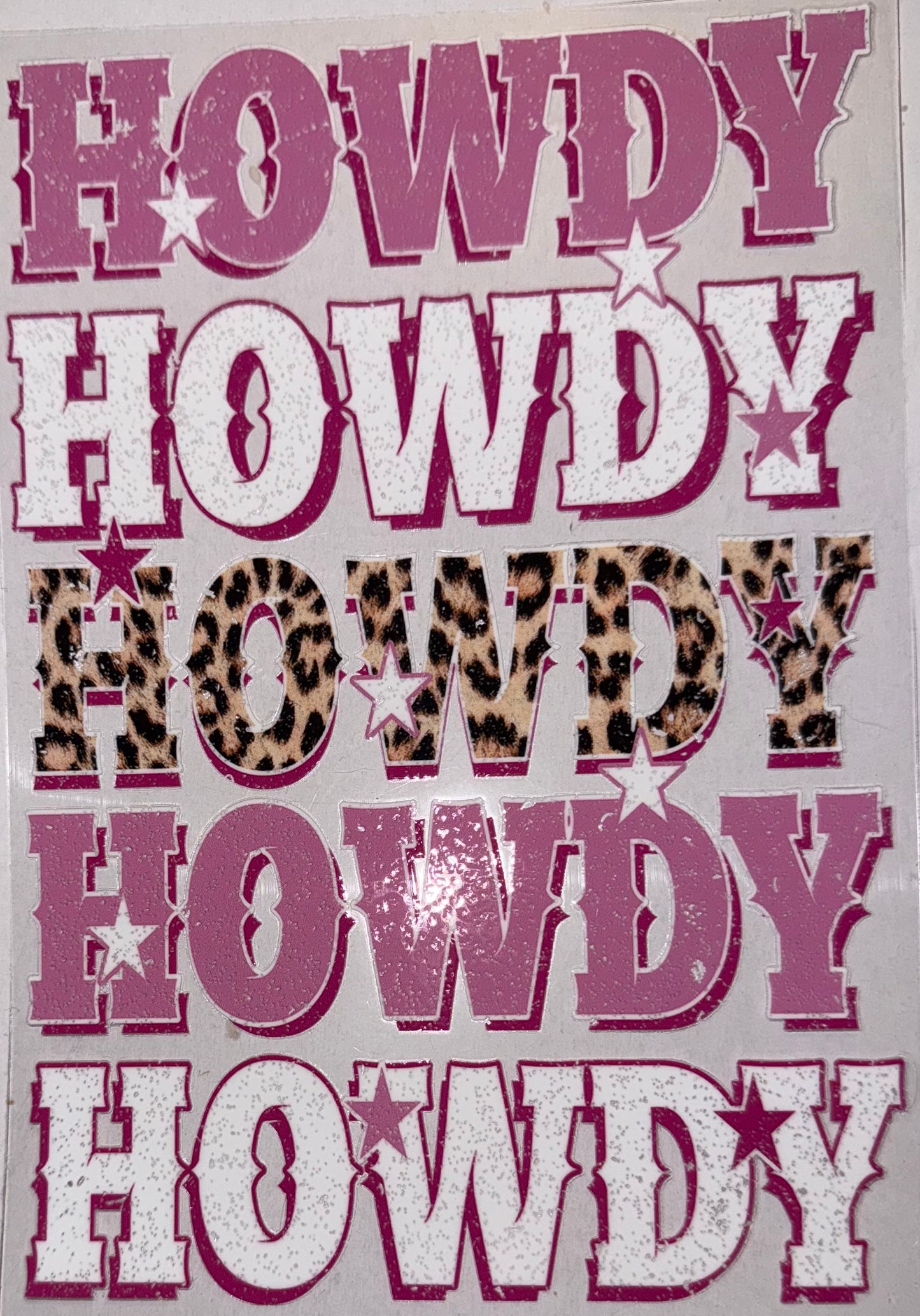Howdy A5 Journal Decal