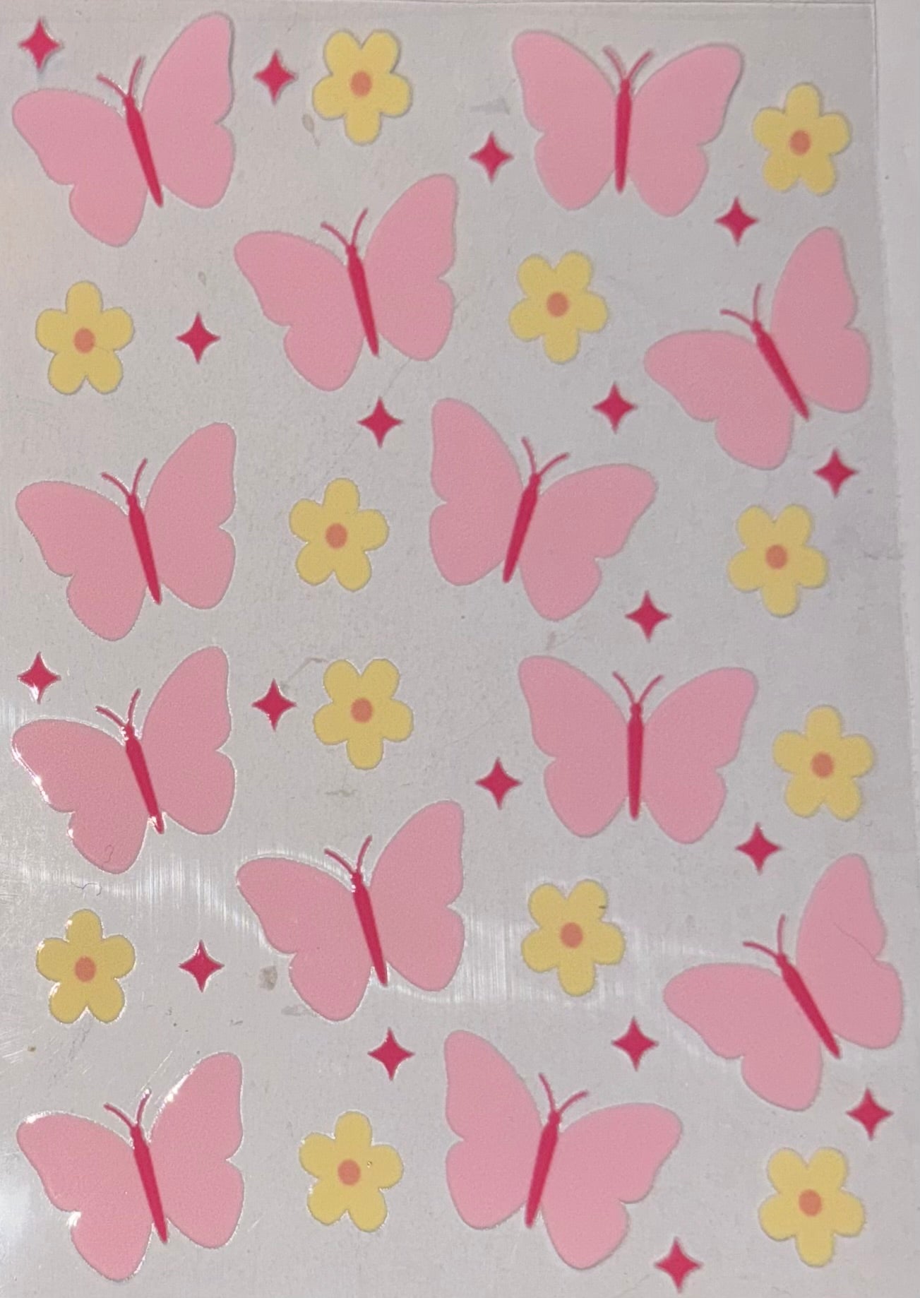 Butterflies & Flowers A5 Journal Decal