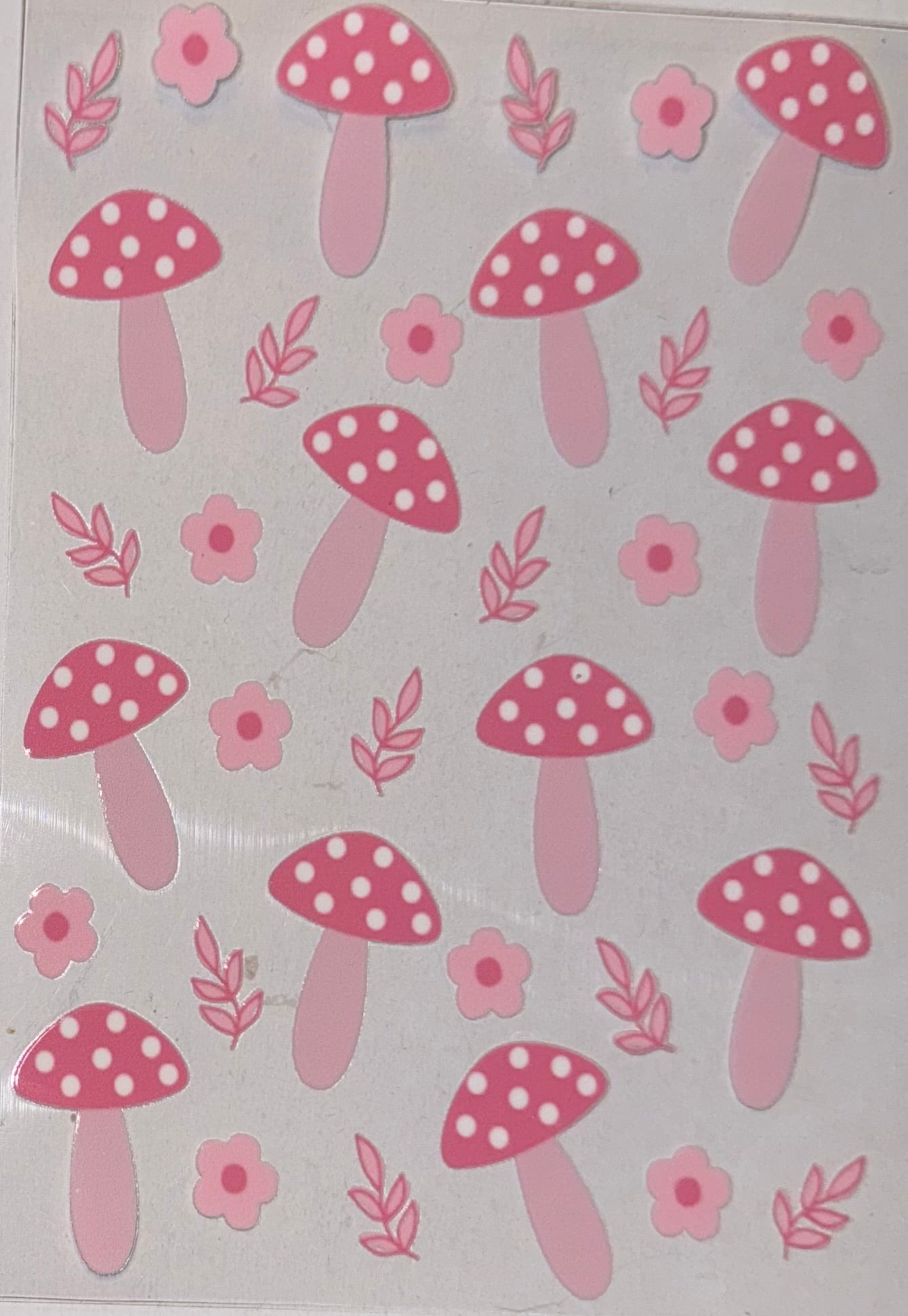 Mushrooms & Flowers A5 Journal Decal