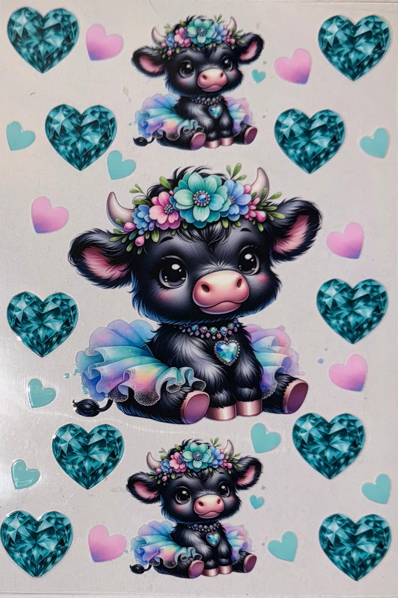Cow A5 Journal Decal