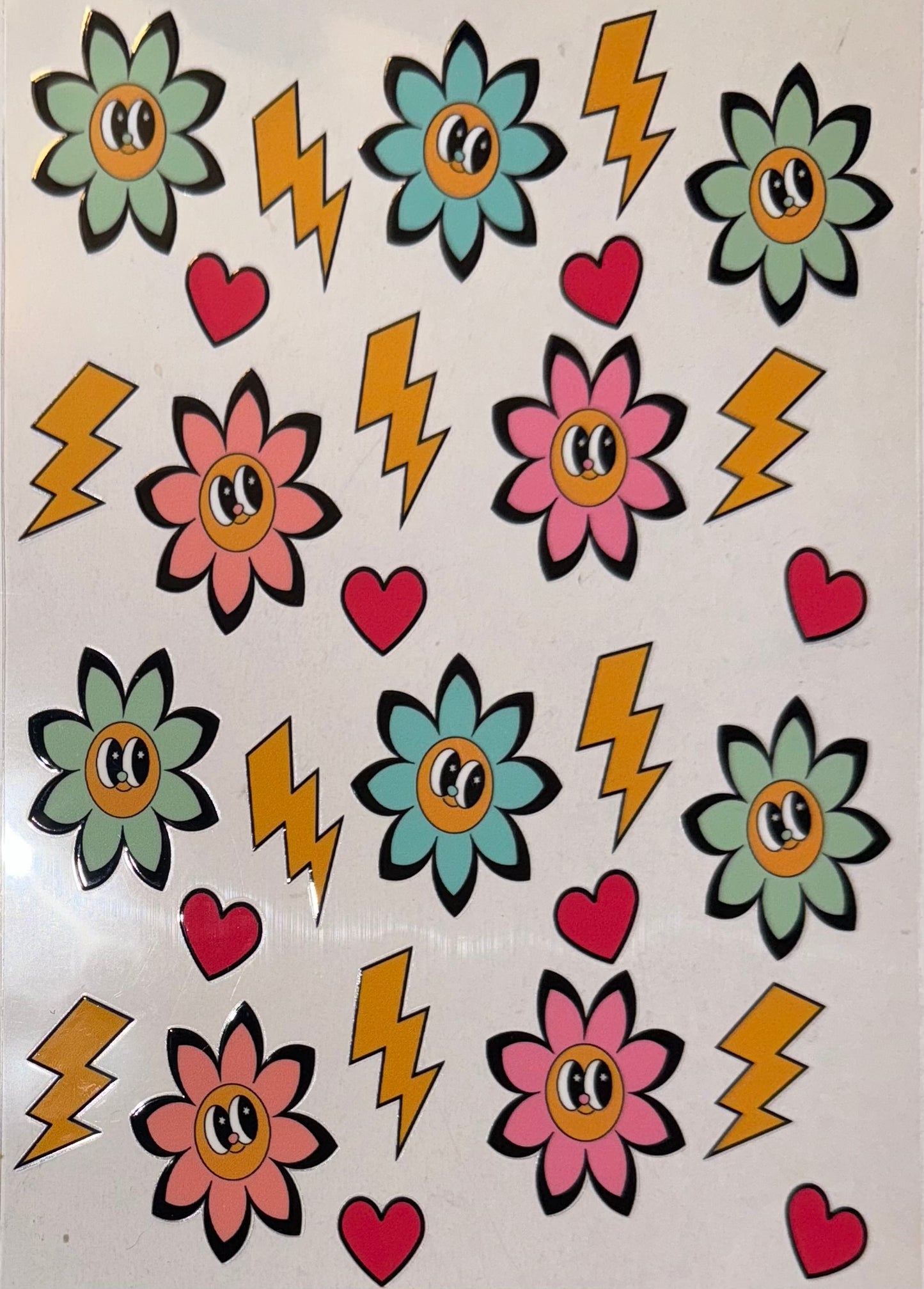 Flowers & Hearts A5 Journal Decal