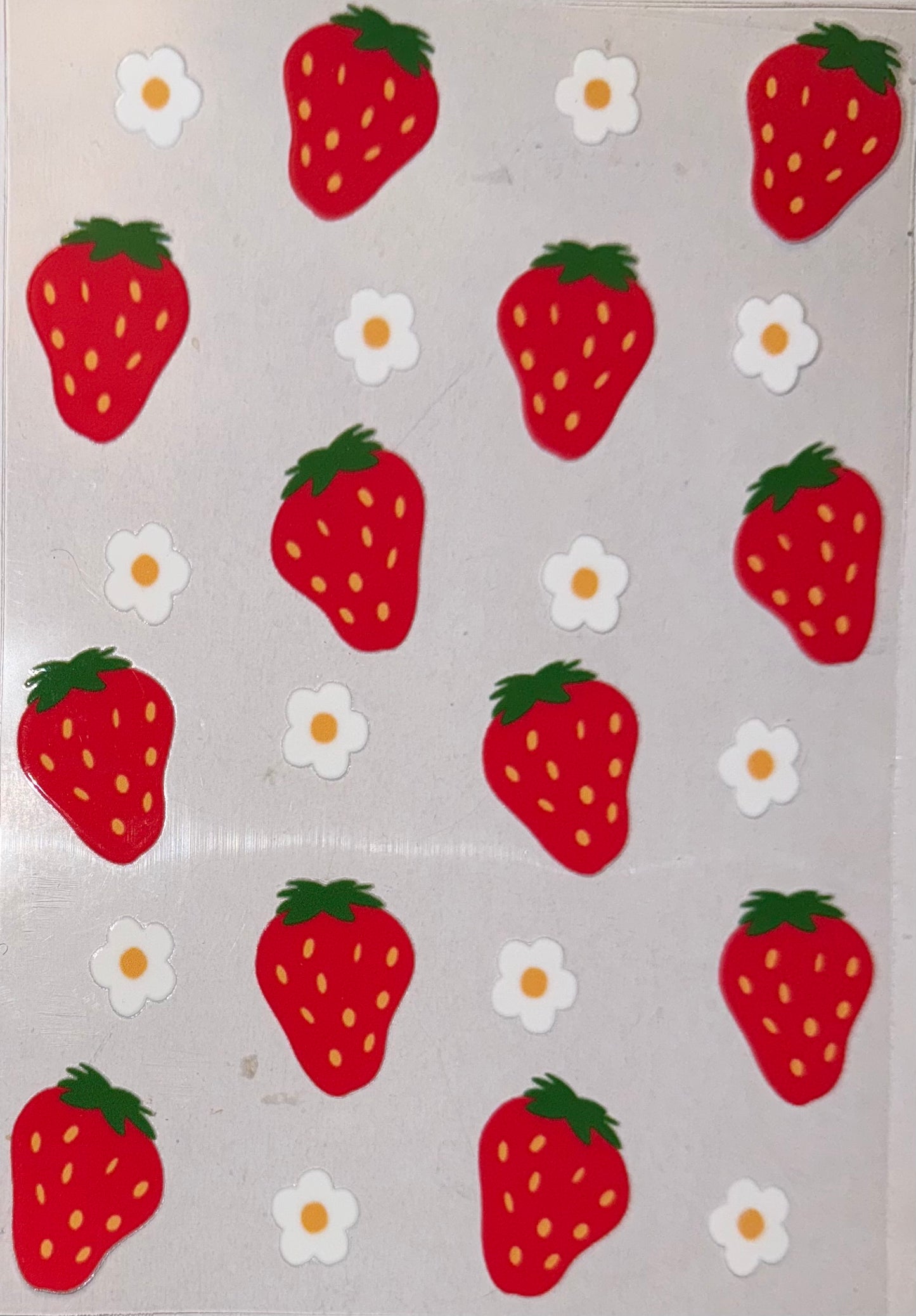 Strawberry A5 Journal Decal