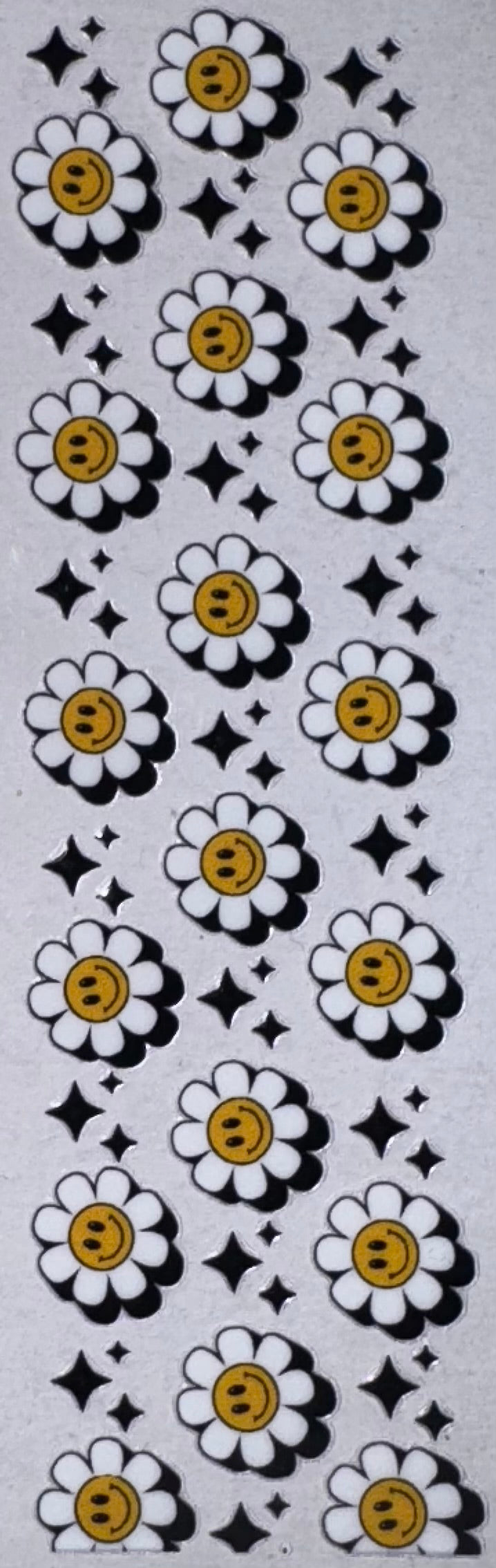Smiley Face Flower UV DTF Pen Wrap