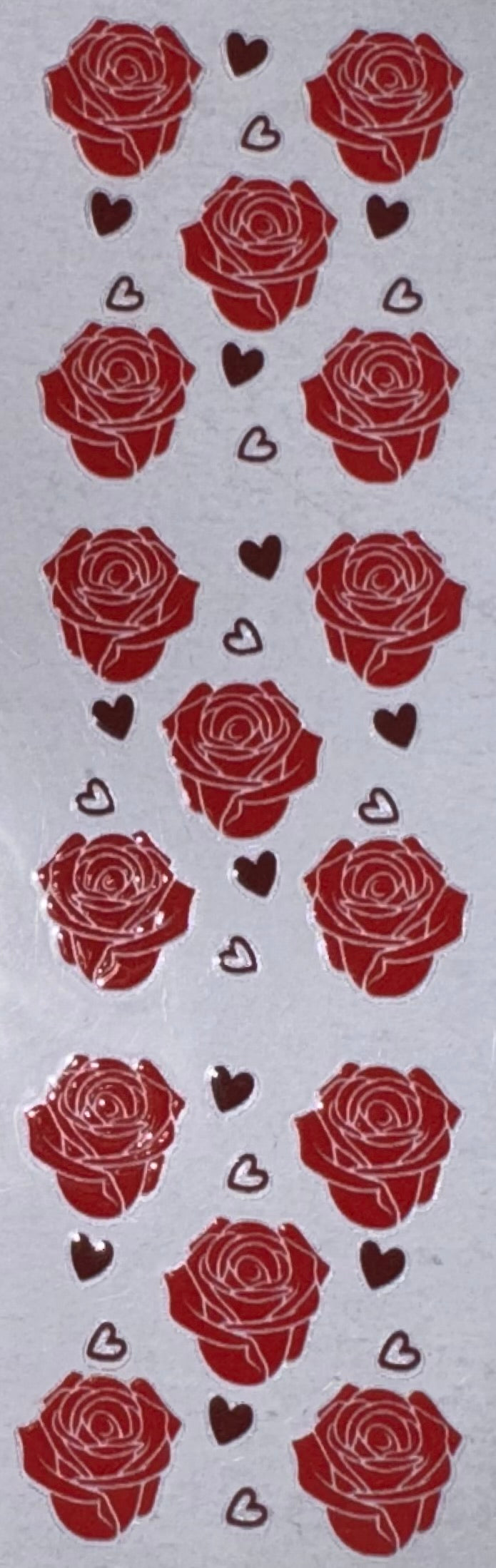 Roses And Hearts UV DTF Pen Wrap
