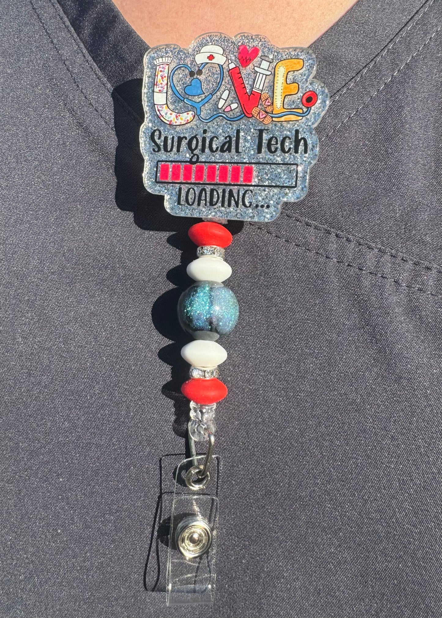 Surgical Tech Badge Reel