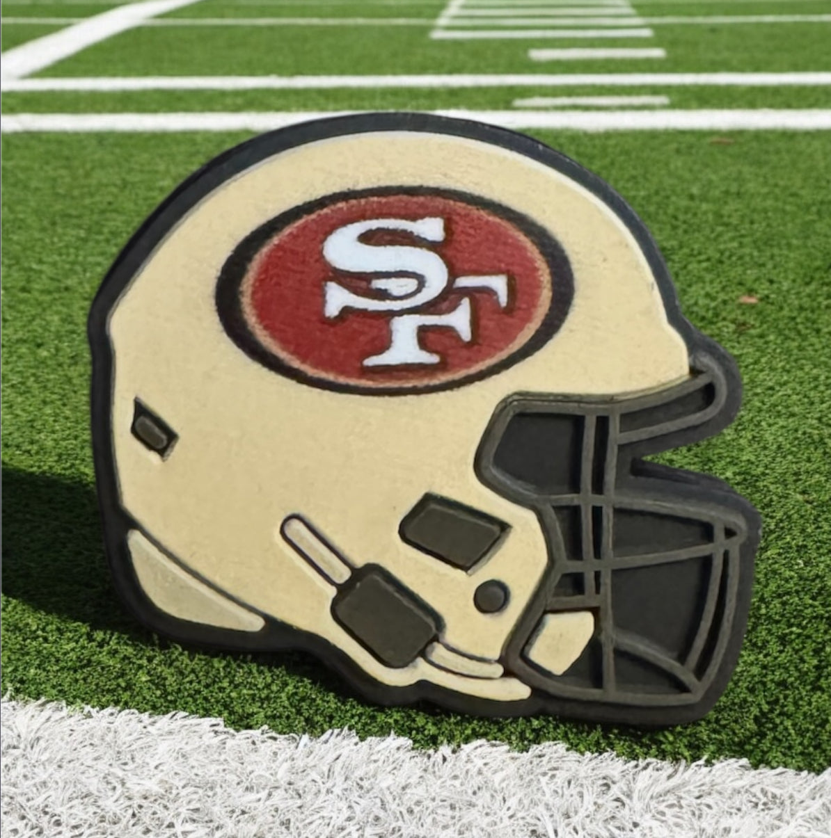 SF Football Helmet Focal