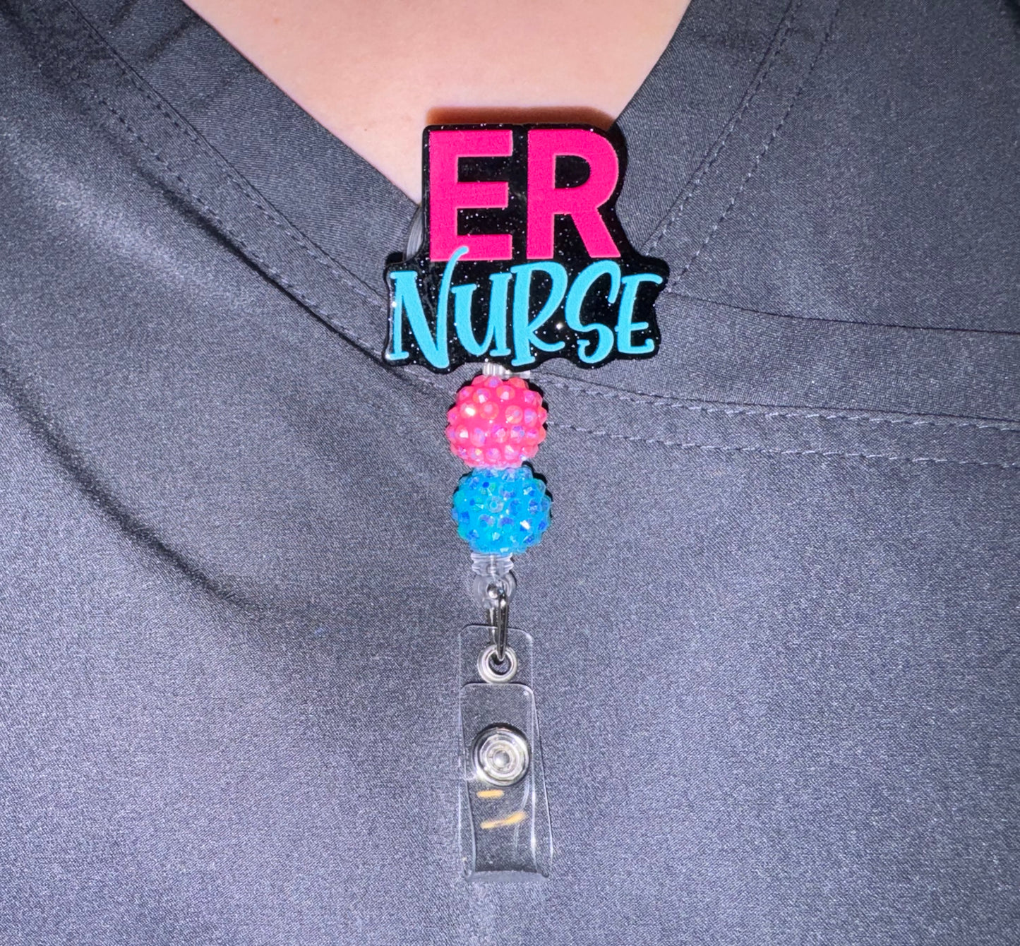 ER Nurse Badge Reel