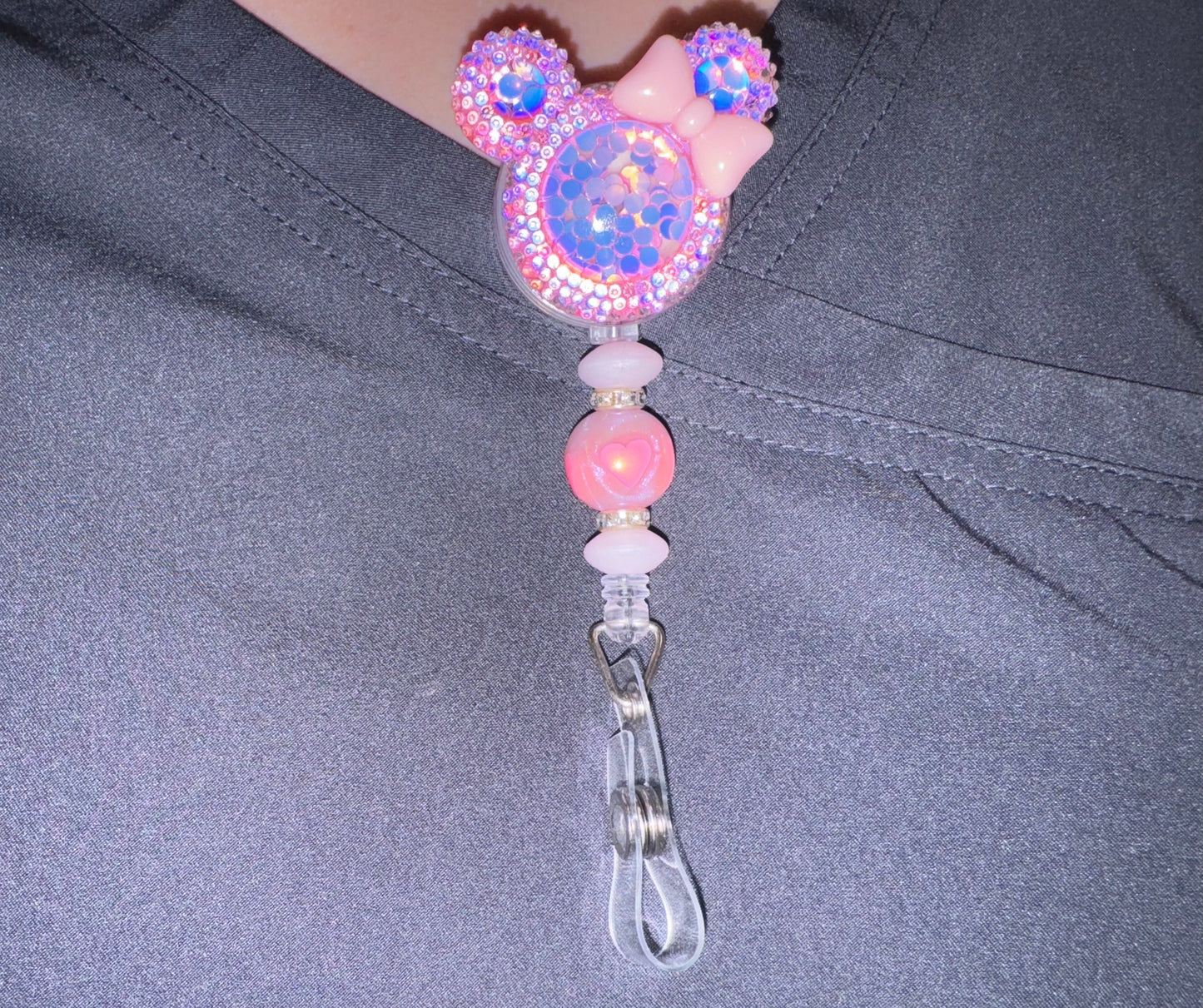 MM Pink Badge Reel