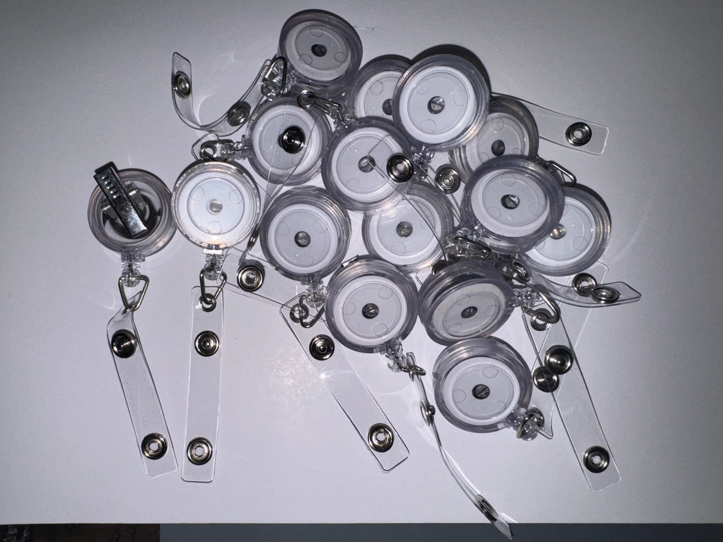 Clear Badge Reel Blanks