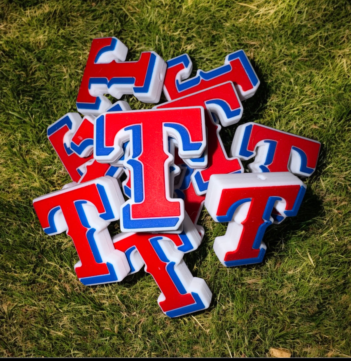 Texas Baseball Team Silicone Focal