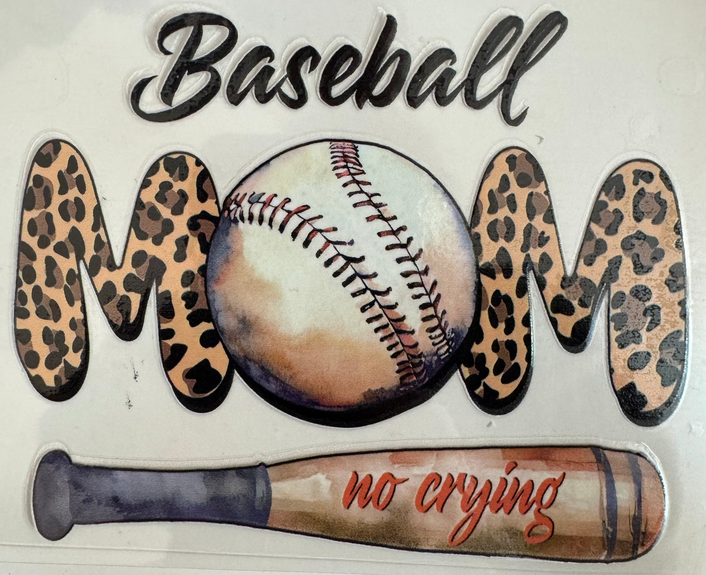 Baseball Mom No Crying
