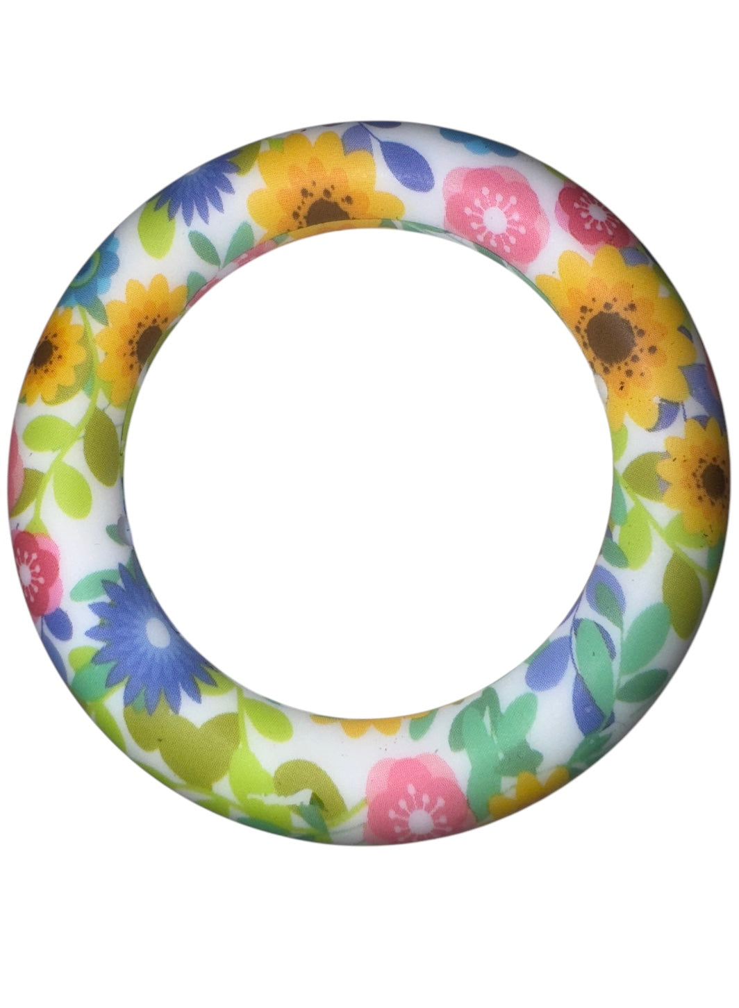 Garden Floral 65mm Silicone Ring