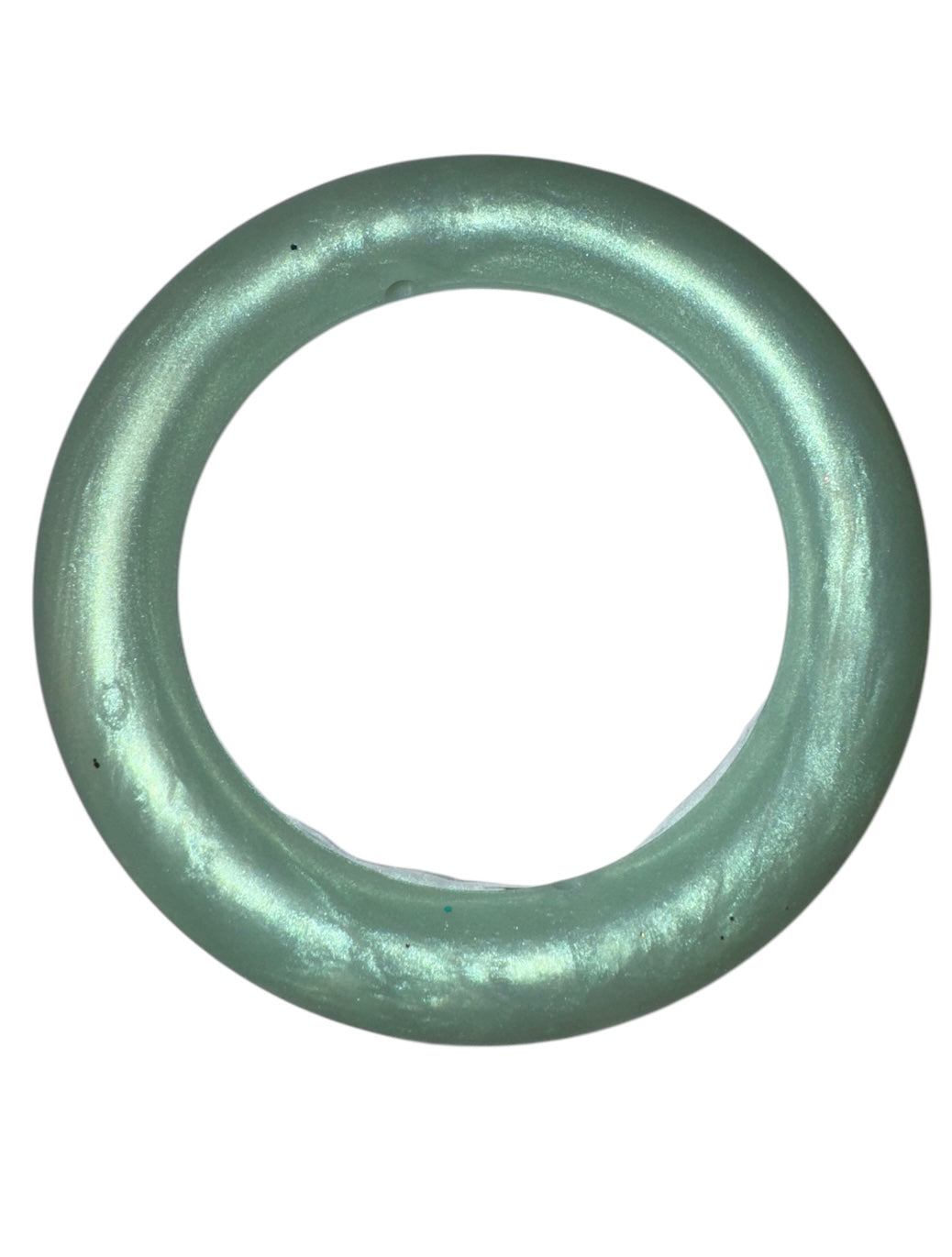 Green Iridescent 65mm Silicone Ring
