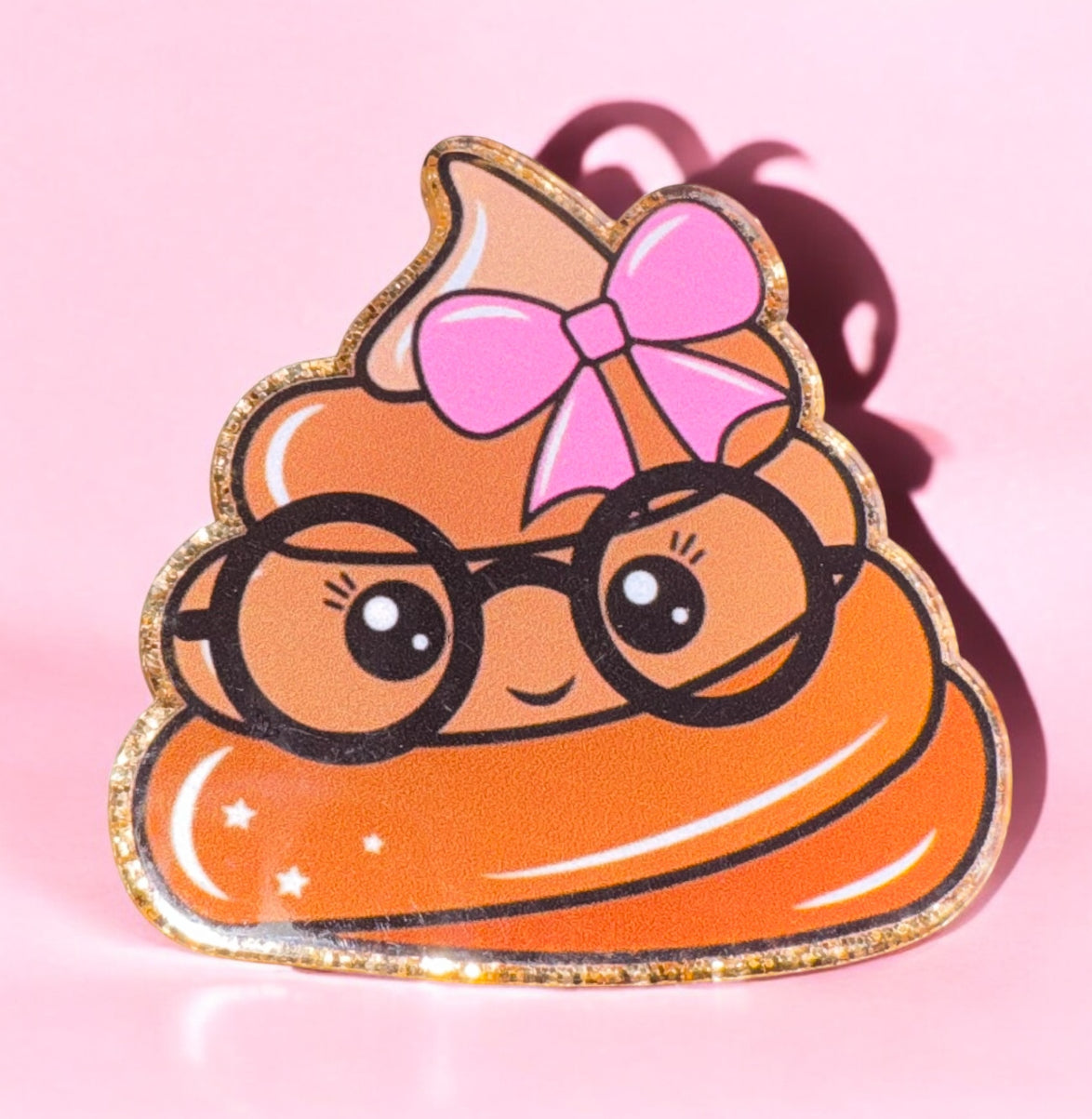 Poop Emoji Acrylic Flatback