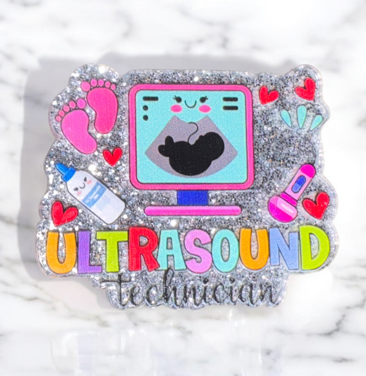 Ultrasound Acrylic Flatback