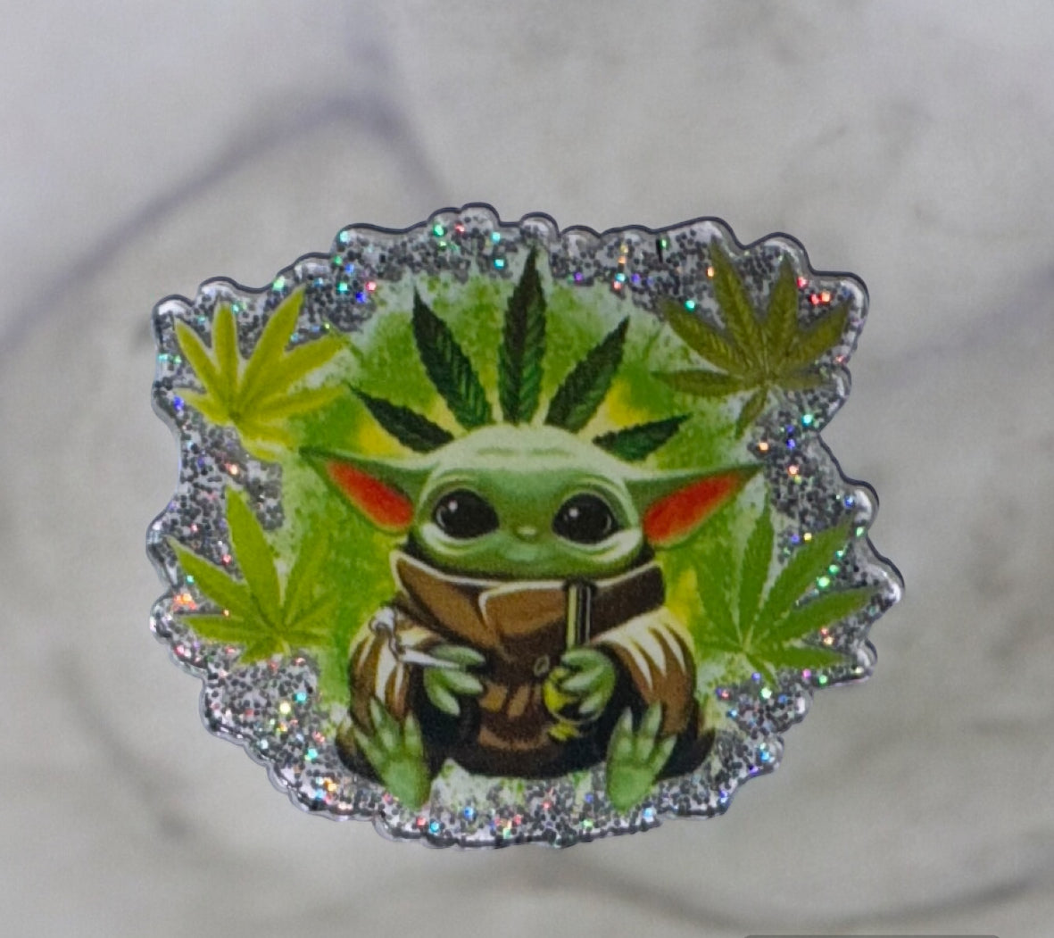Plant Leaf Character Acrylic Flatback