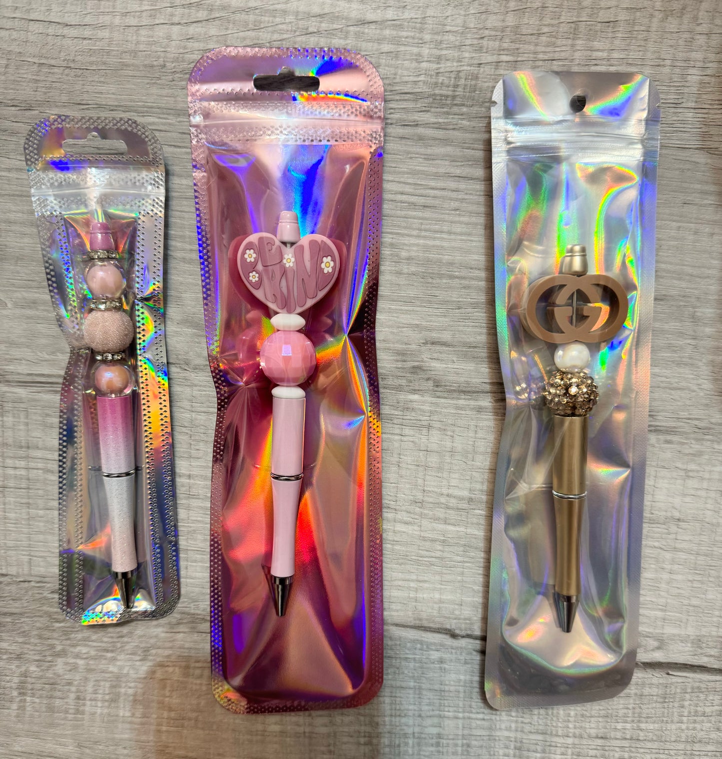 Holographic Pen Bags