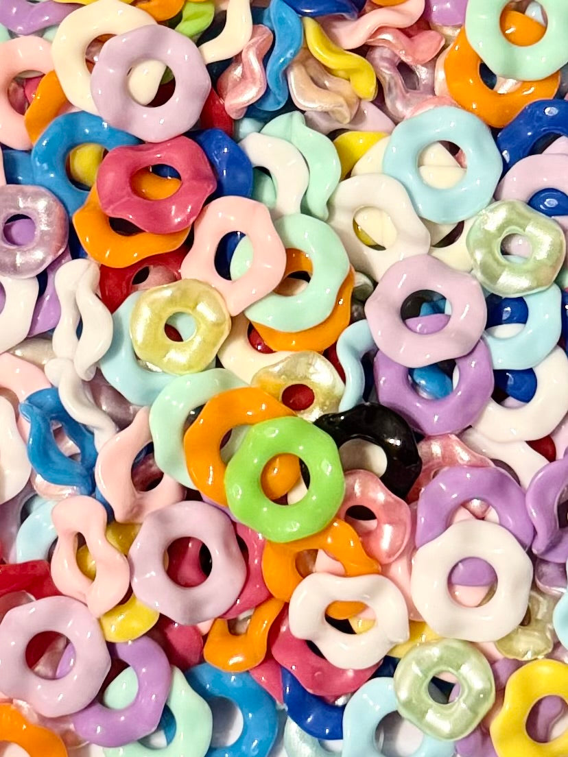 10 Pack Acrylic Wavy Spacers