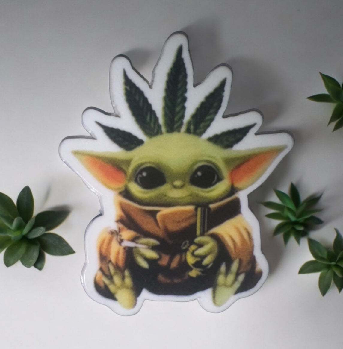 Plant Leaf Character Acrylic Flatback
