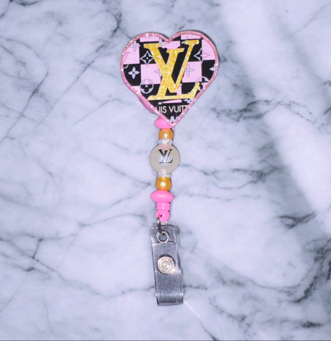 Beaded Badge Reel