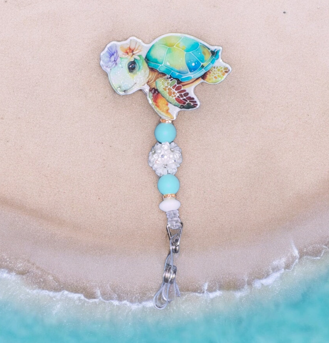 Sea Turtle Badge Reel