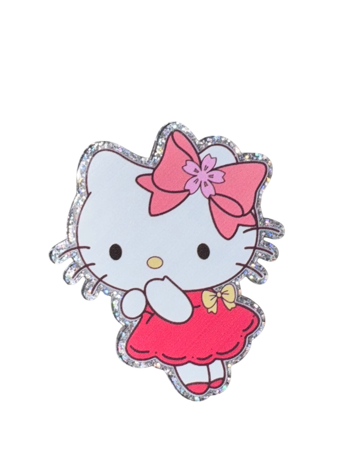 HK Pink Bow Acrylic Flatback