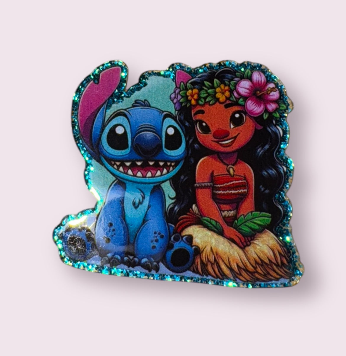 BLUE ALIEN FRIENDS ACRYLIC FLATBACK