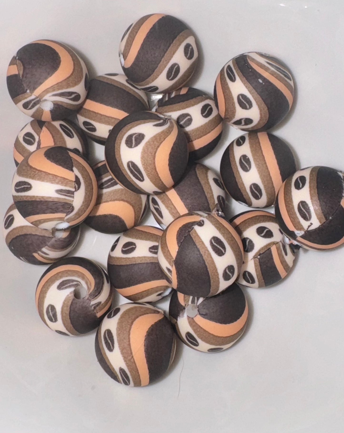 Coffee Bean Beads
