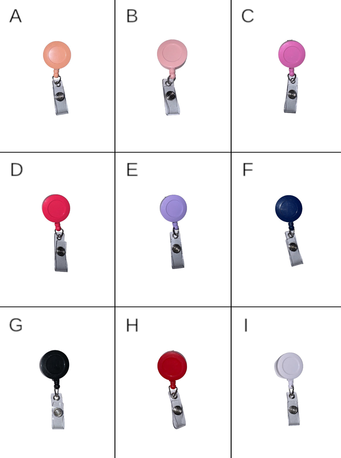 Badge Reel Blanks