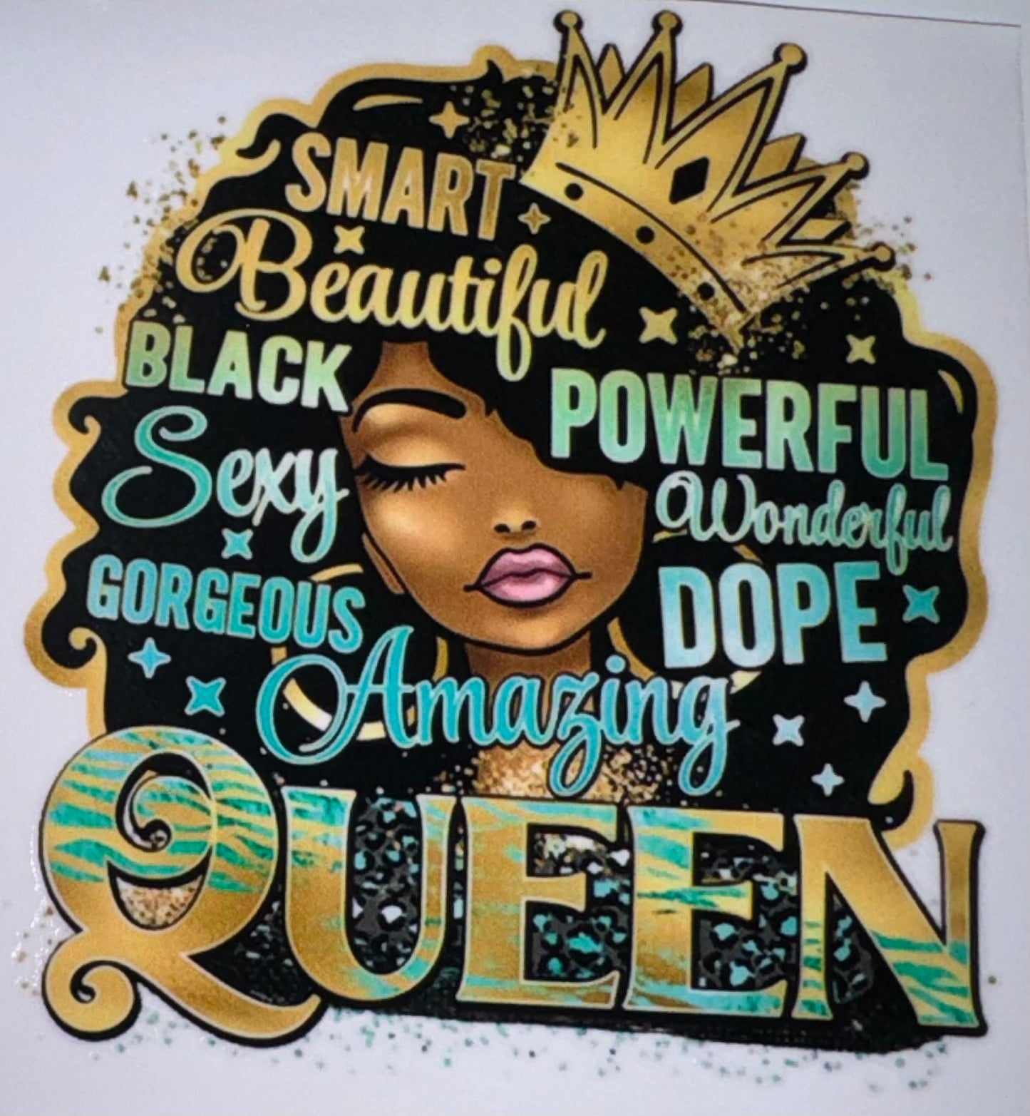 Amazing Queen UV DTF Decal