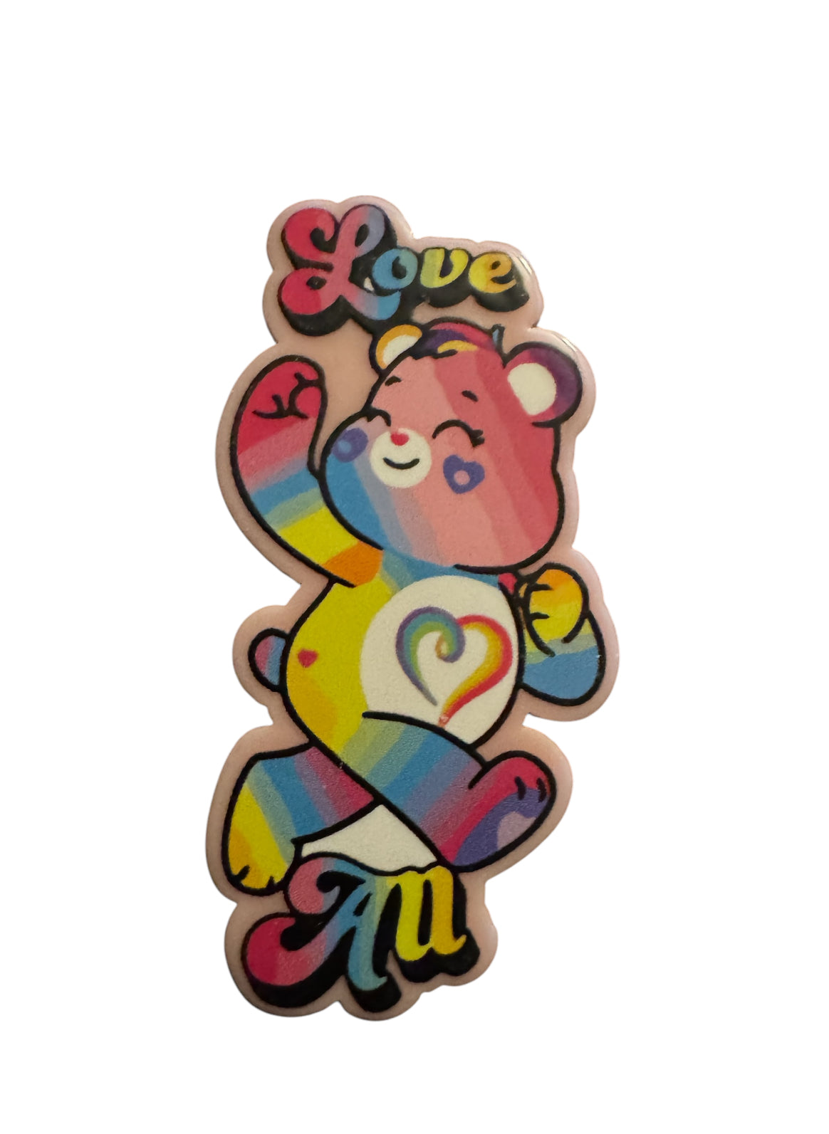 Caring Bear Acrylic Flatback