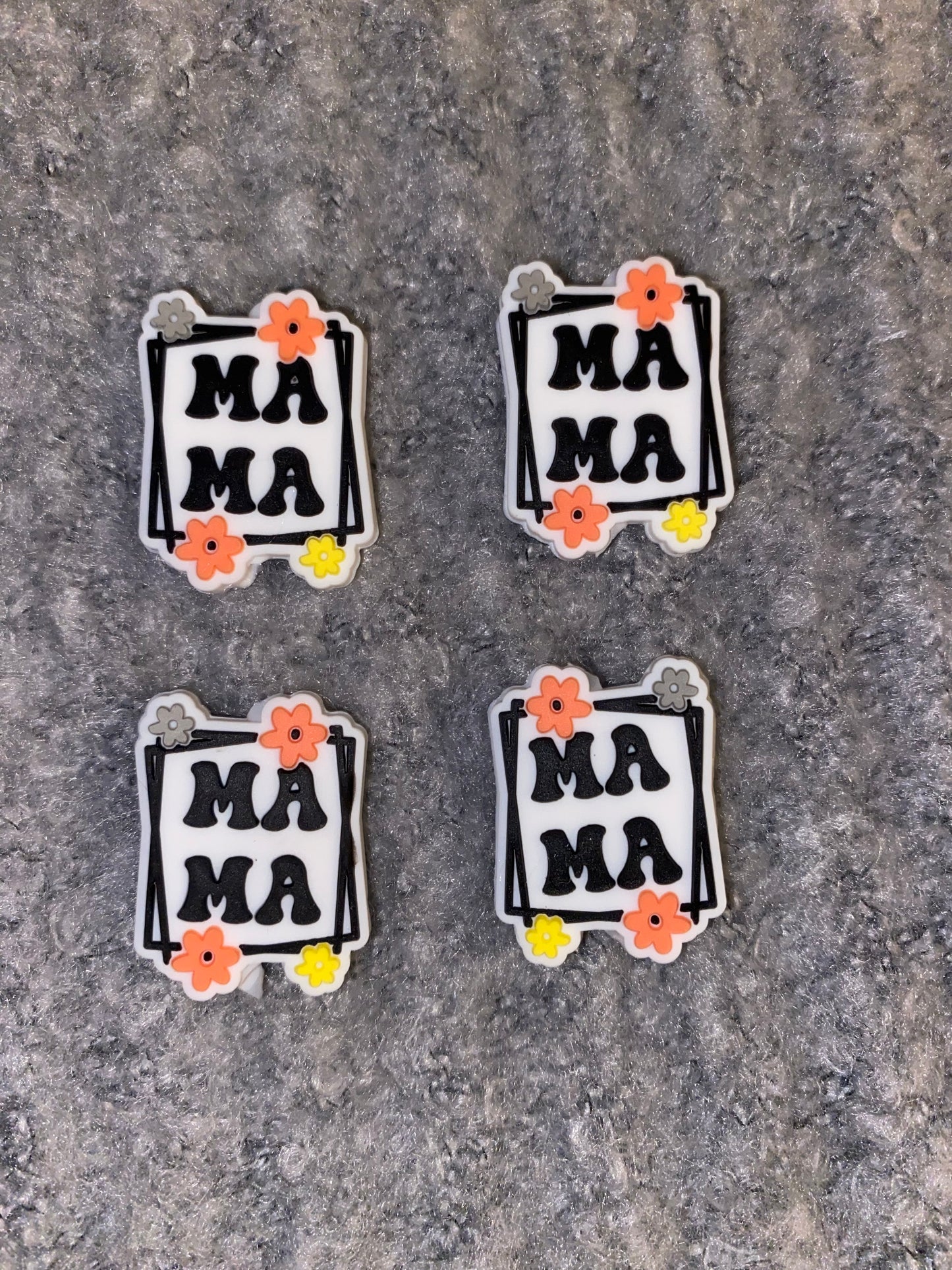 MaMa Orange and YellowFlower Focal