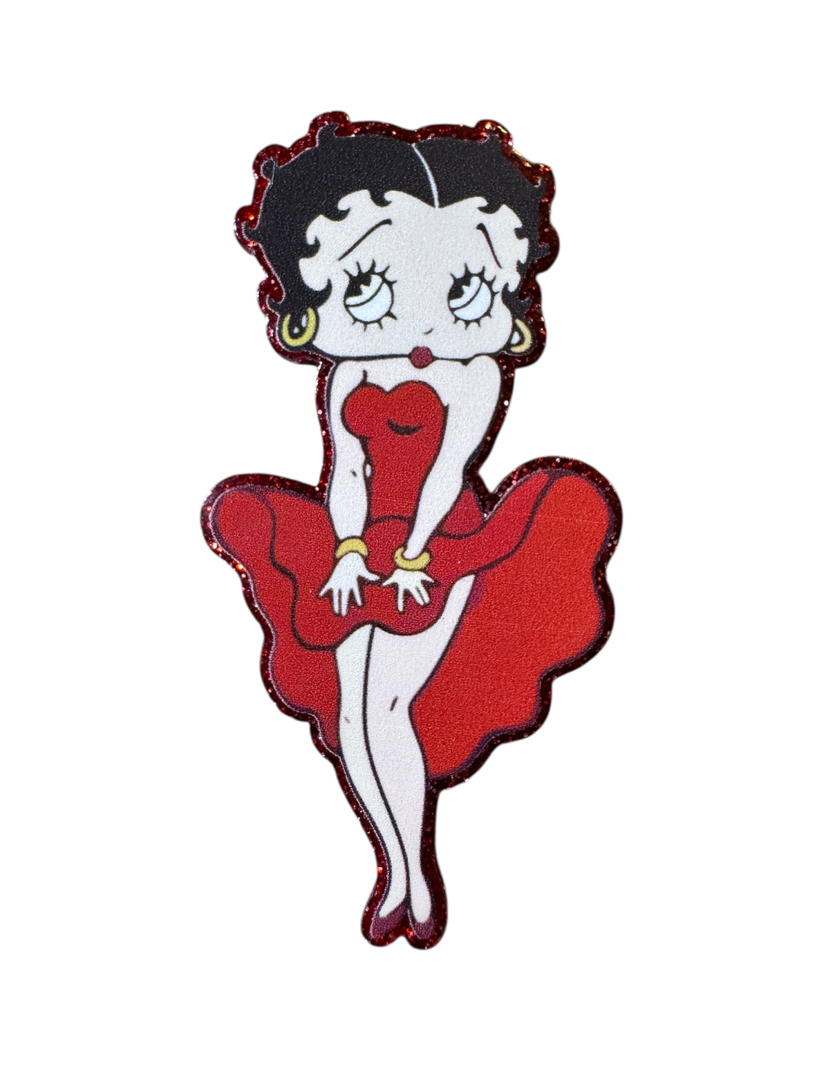BB Red Dress Acrylic Flatback