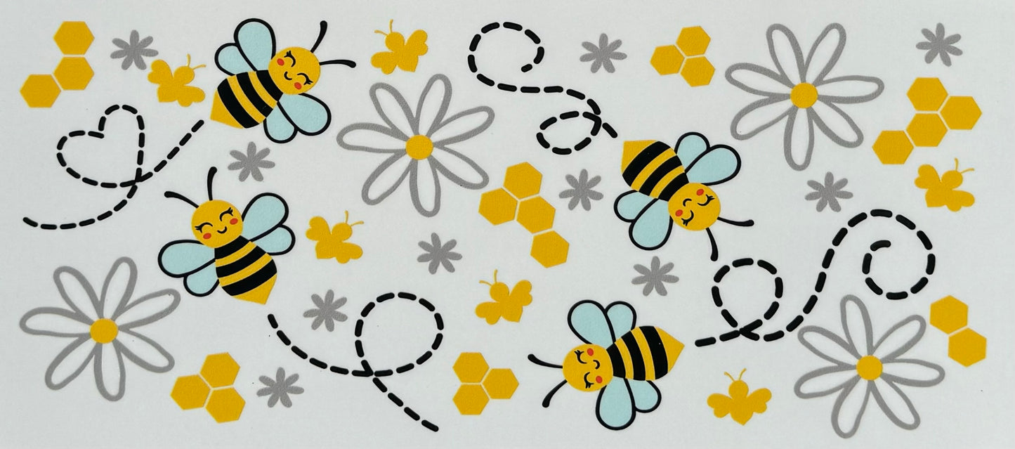 Bees UV DTF Wrap