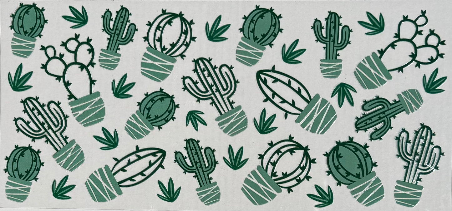 Cactus UV DTF Wrap