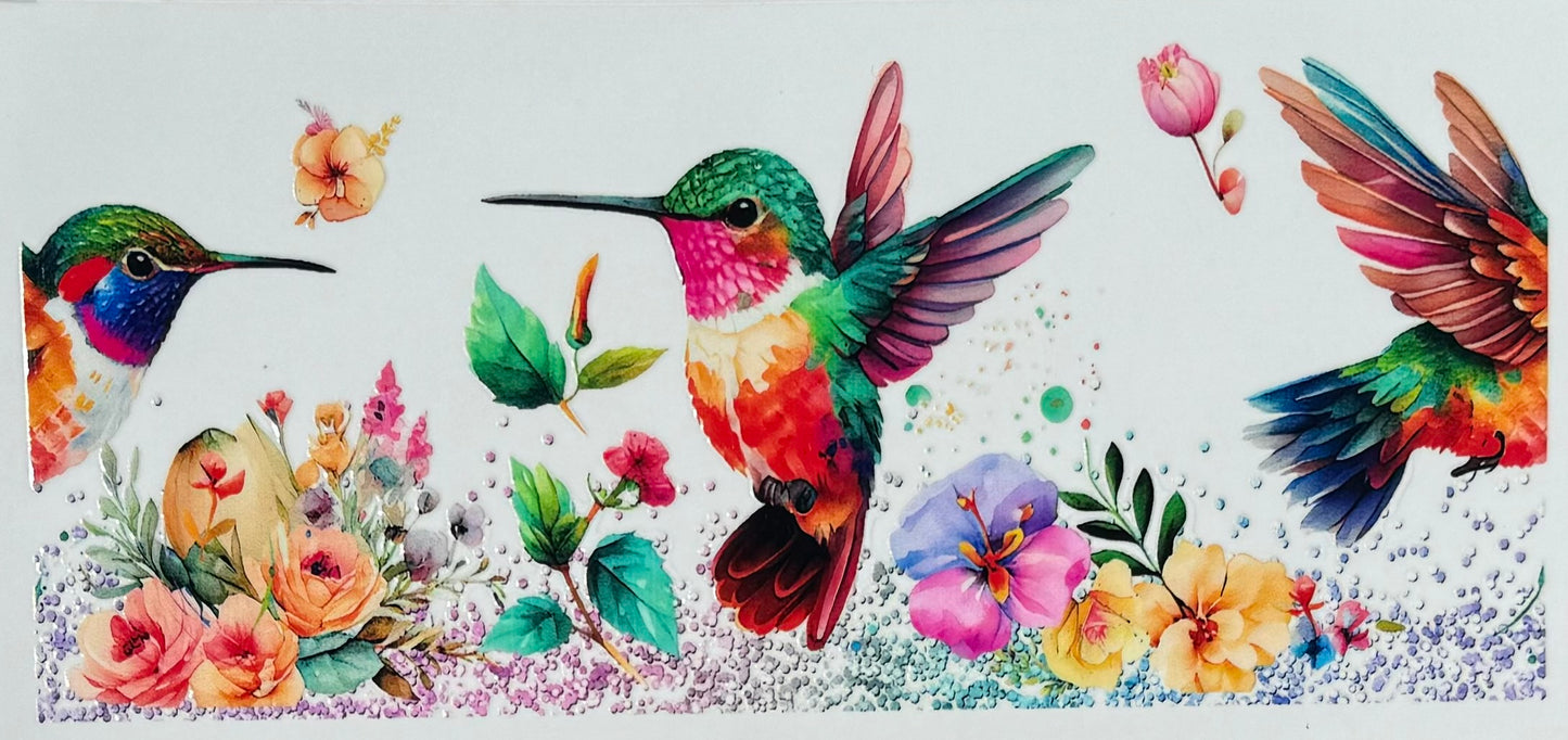 Hummingbird UV DTF Cup Wraps