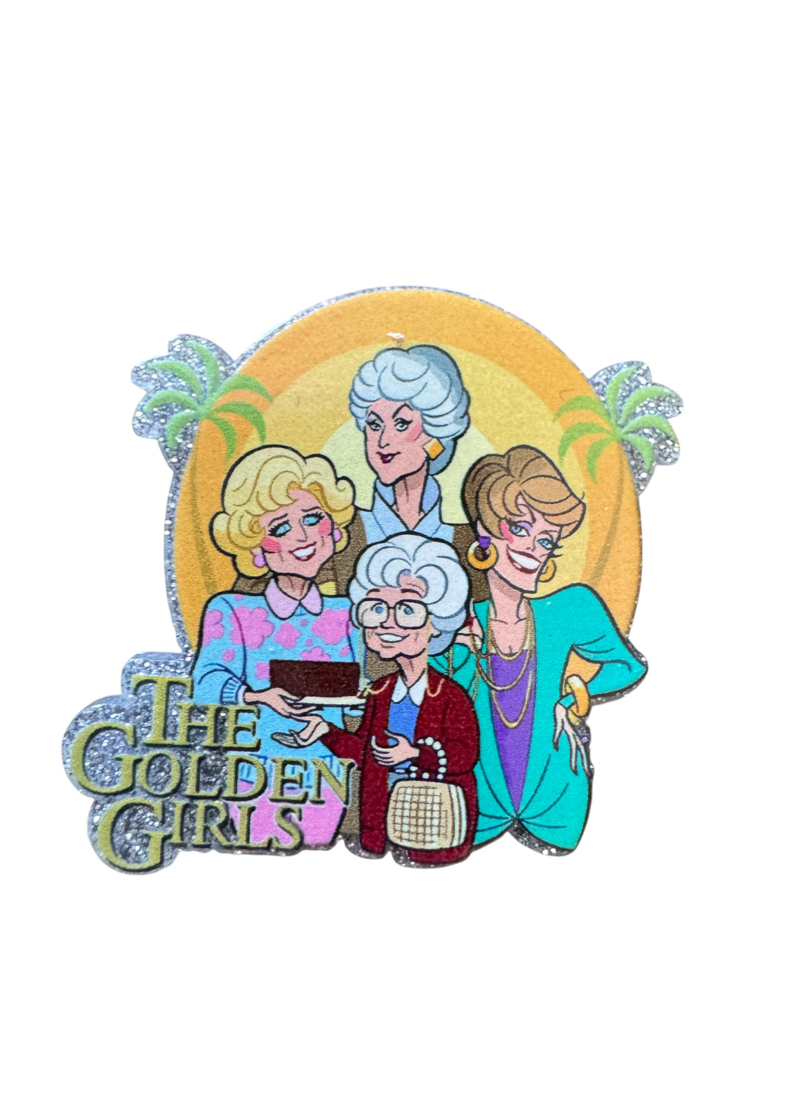 Golden Friends Acrylic Flatback