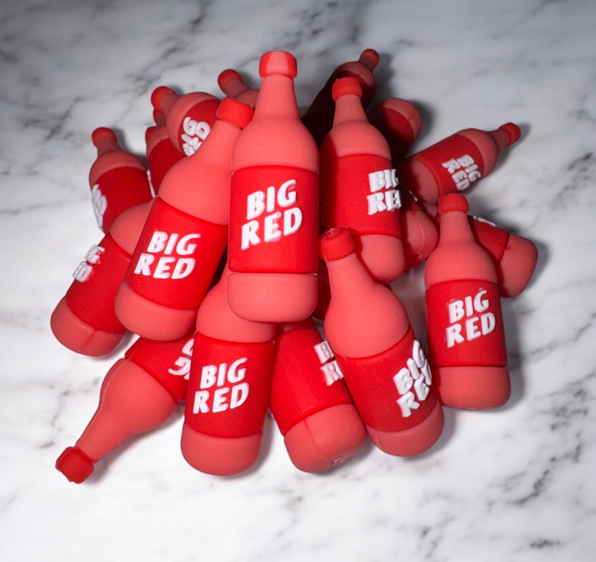 Red Soda Bottle Focal