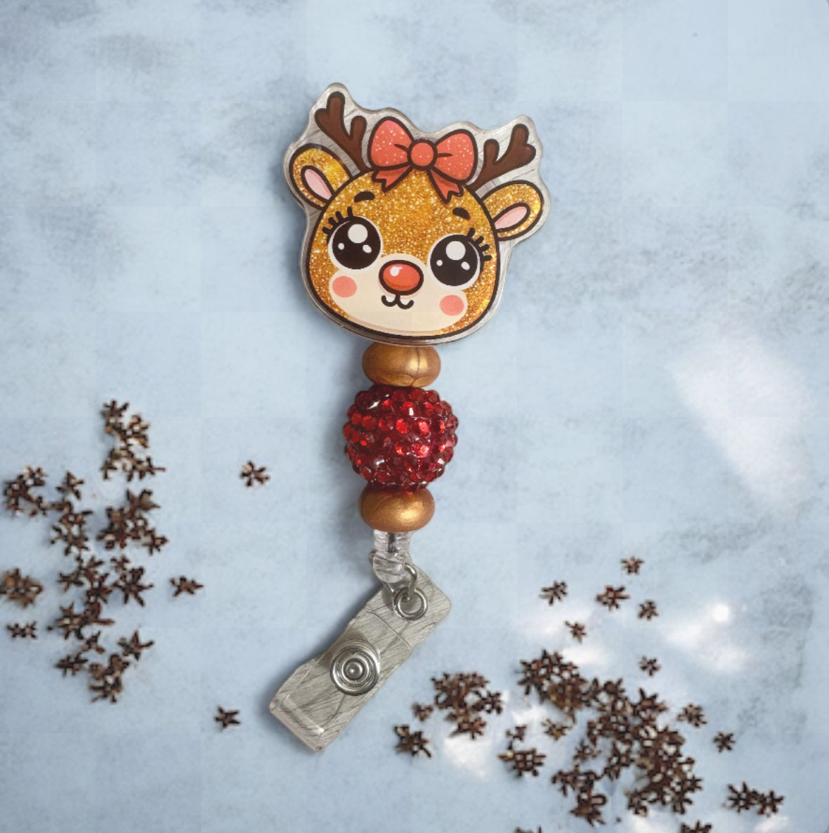 Reindeer Badge Reel