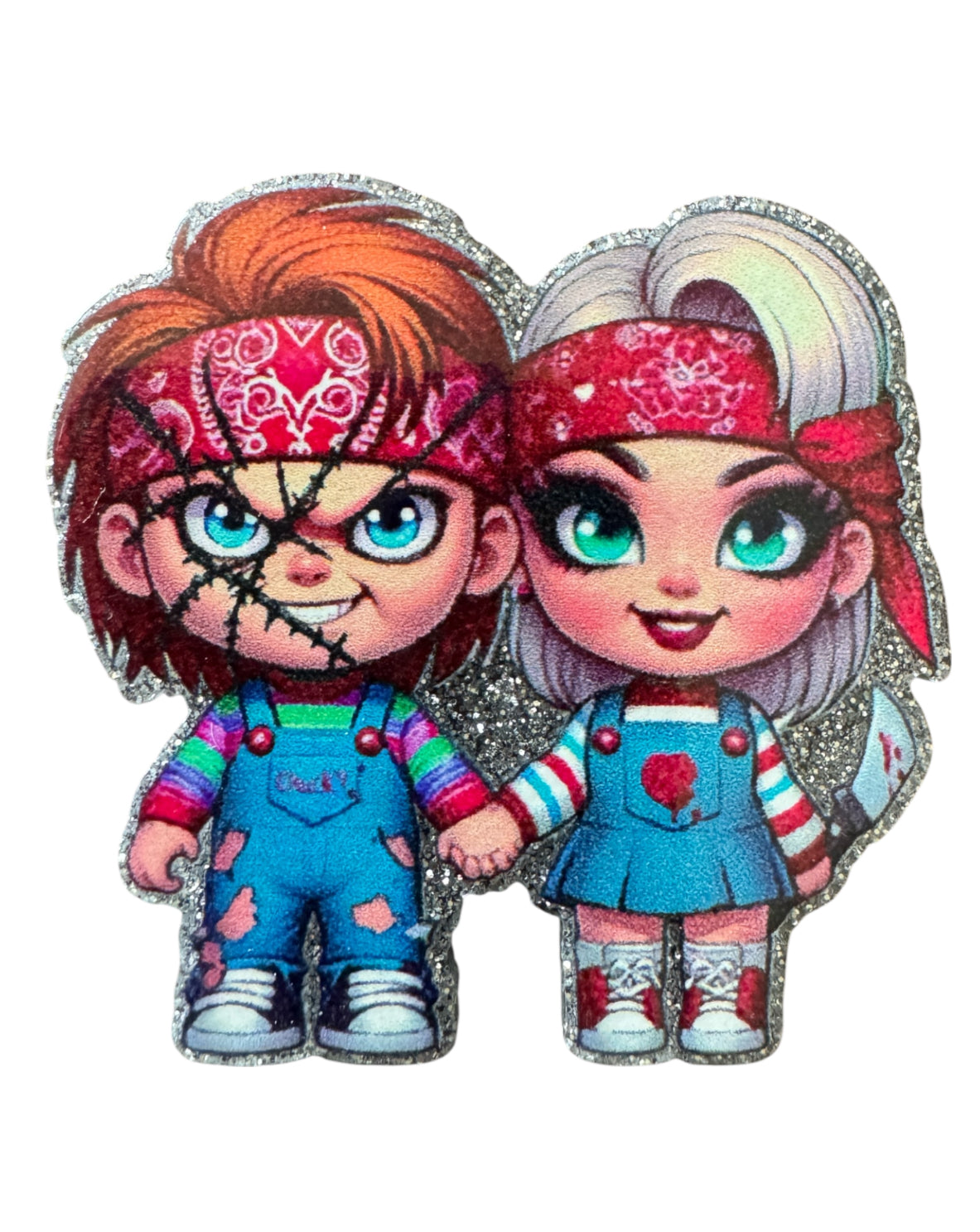 Chuck and Bride Acrylic Flatbacks