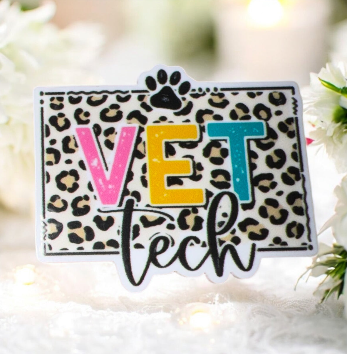 Vet Tech Acrylic Flatback