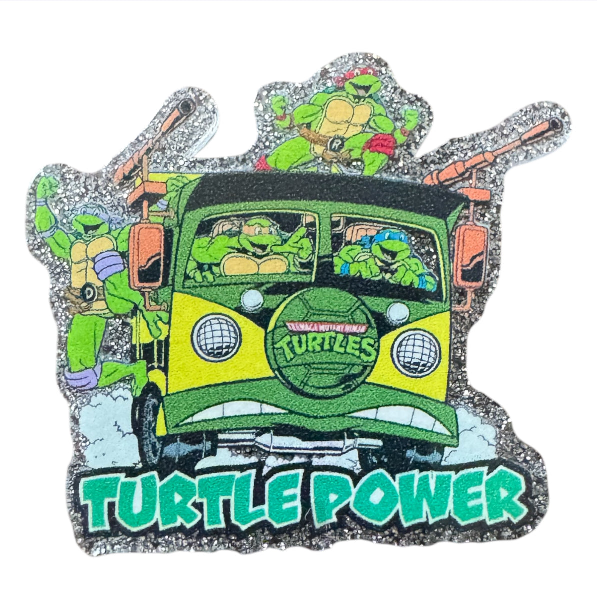 Turtle Power Acrylic Flatback