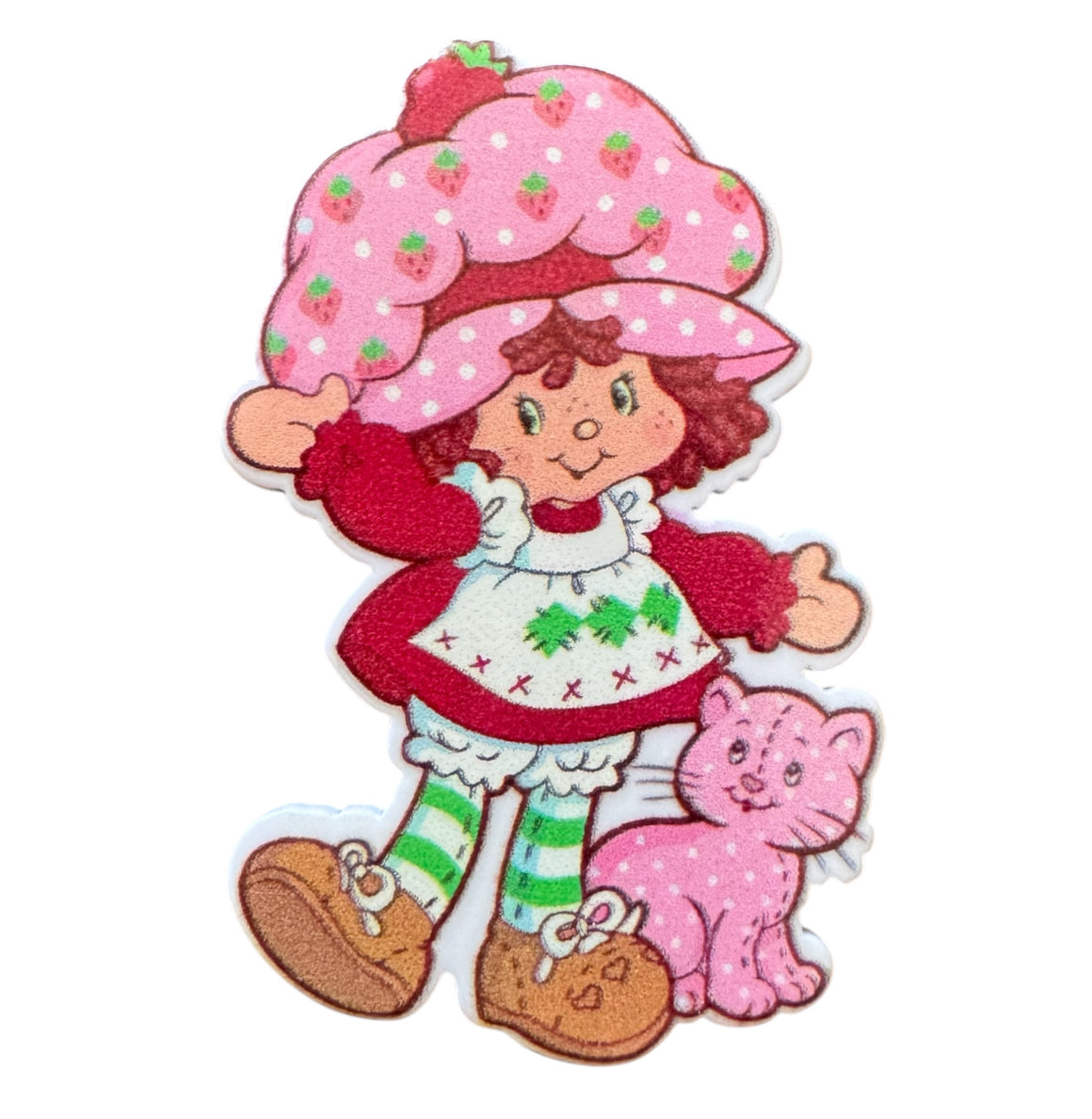 Strawberry Girl Acrylic Flatback