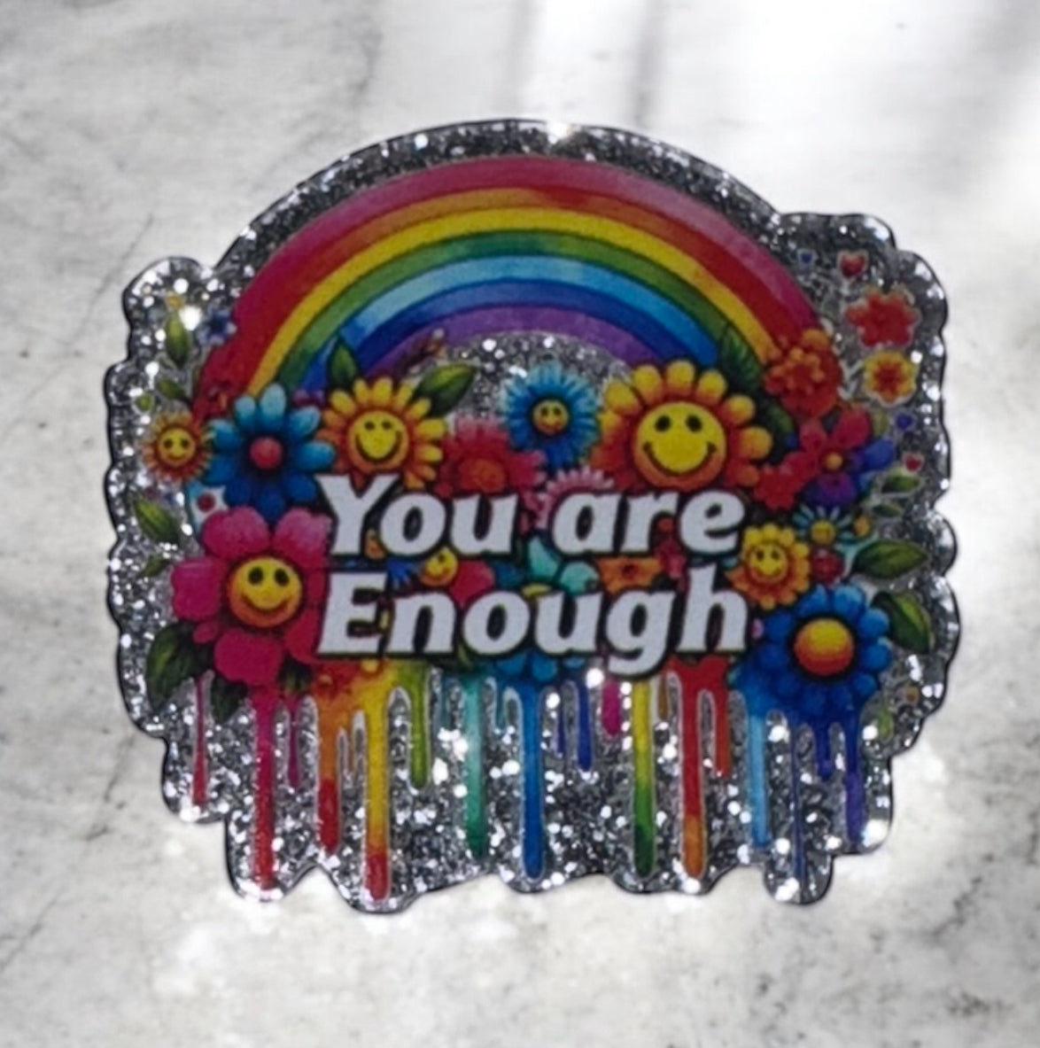 You Are Enough Acrylic Flatback