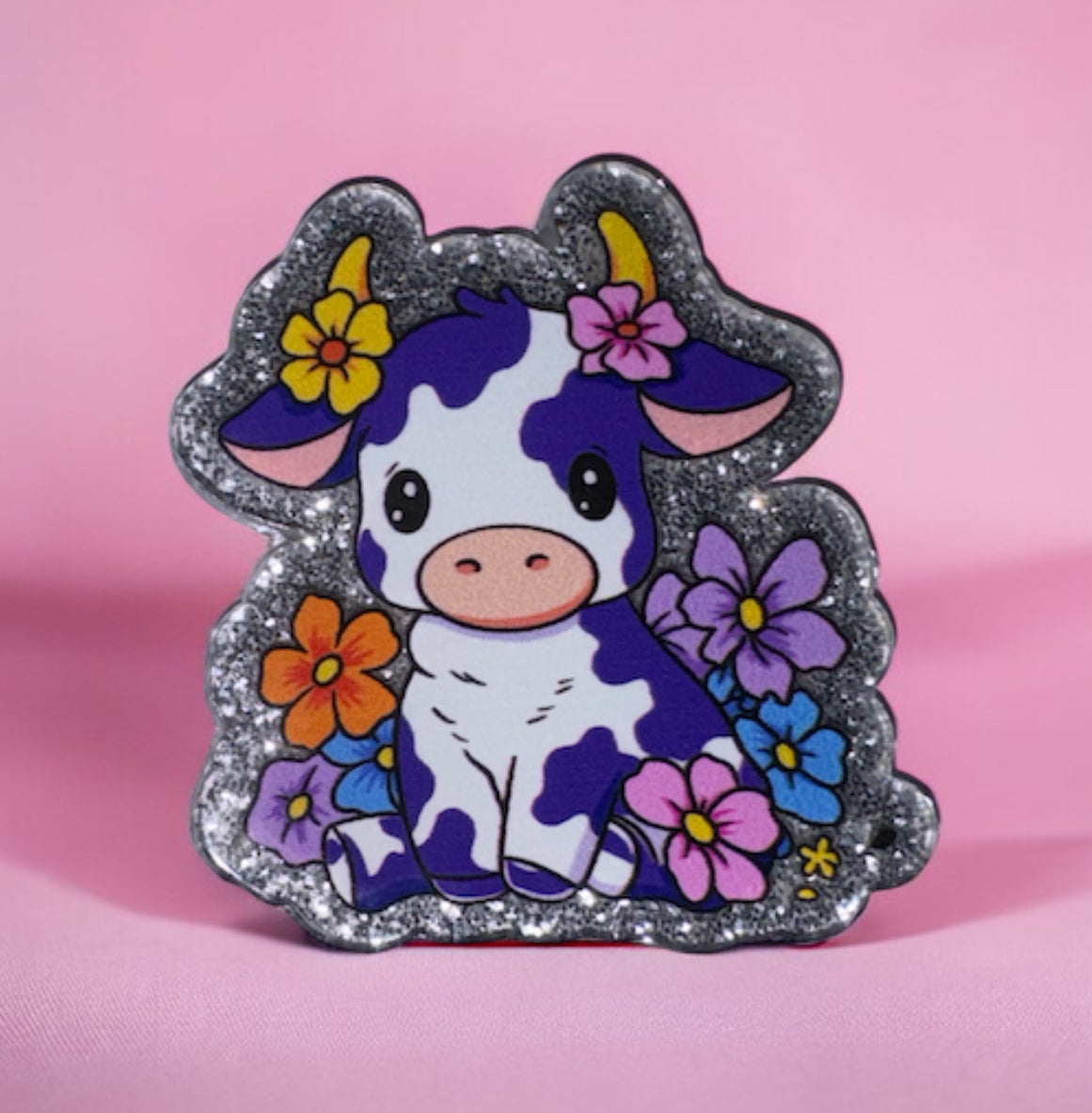 Floral Cow