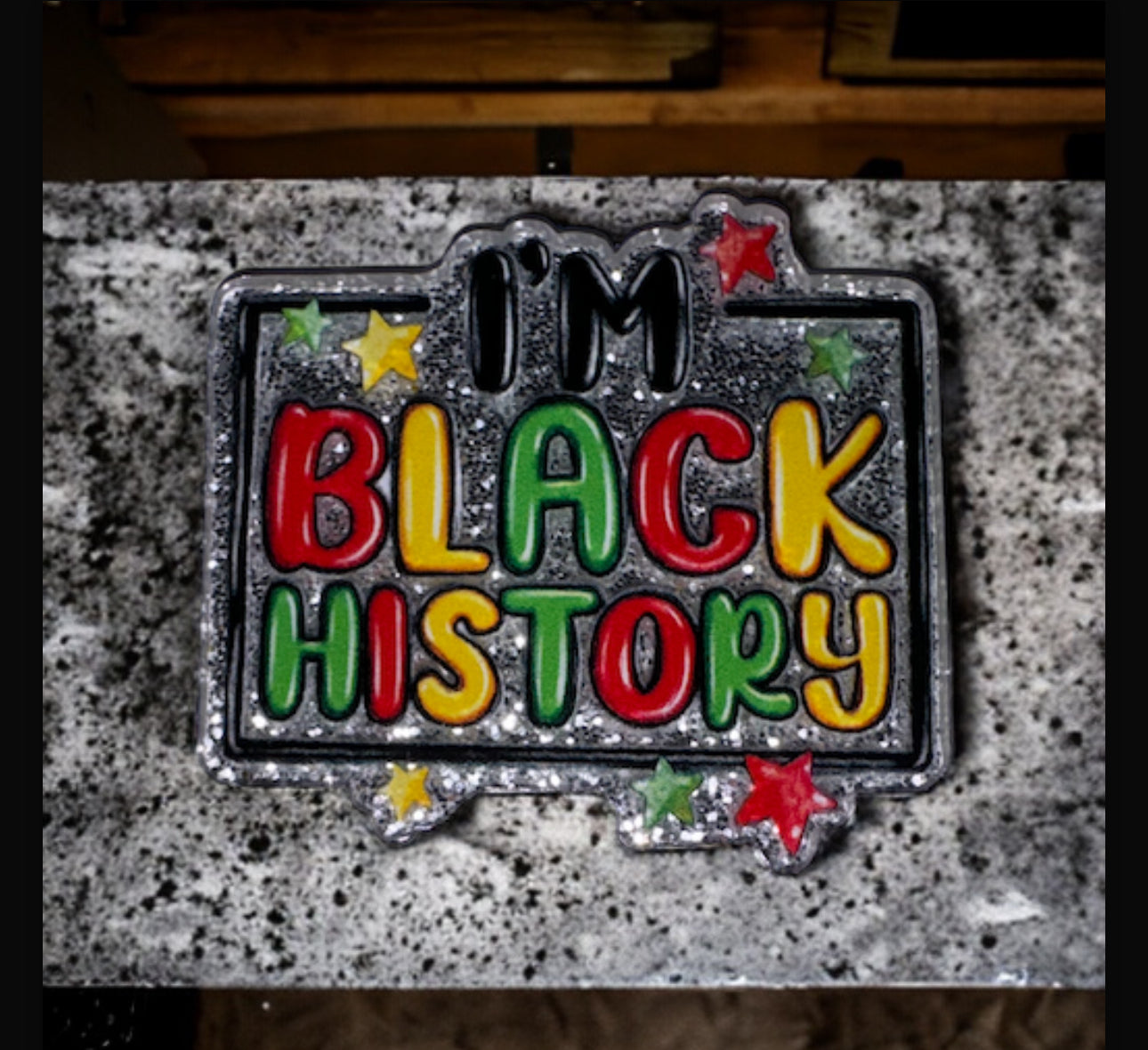 I’m Black History Acrylic Flatback