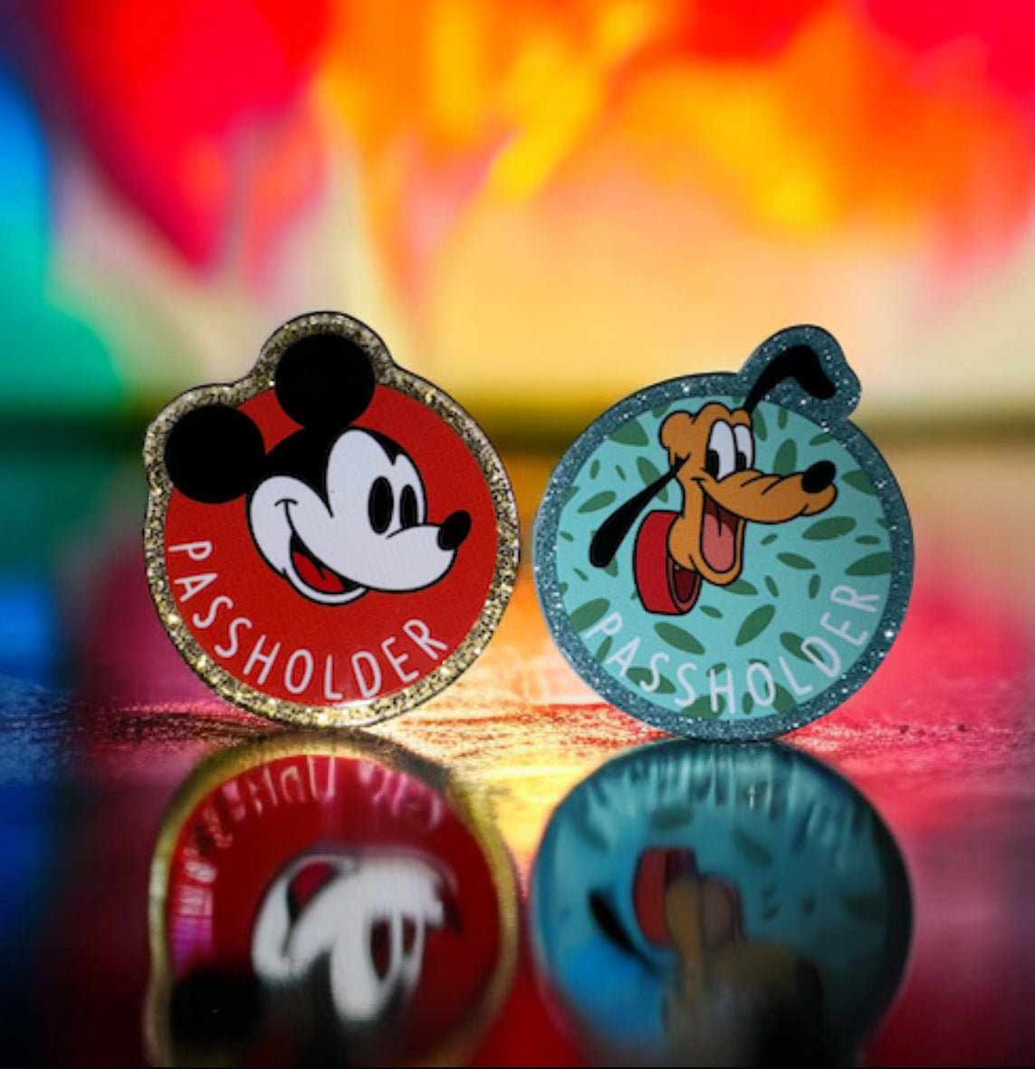 Theme Park Passholder Acrylic Flatback