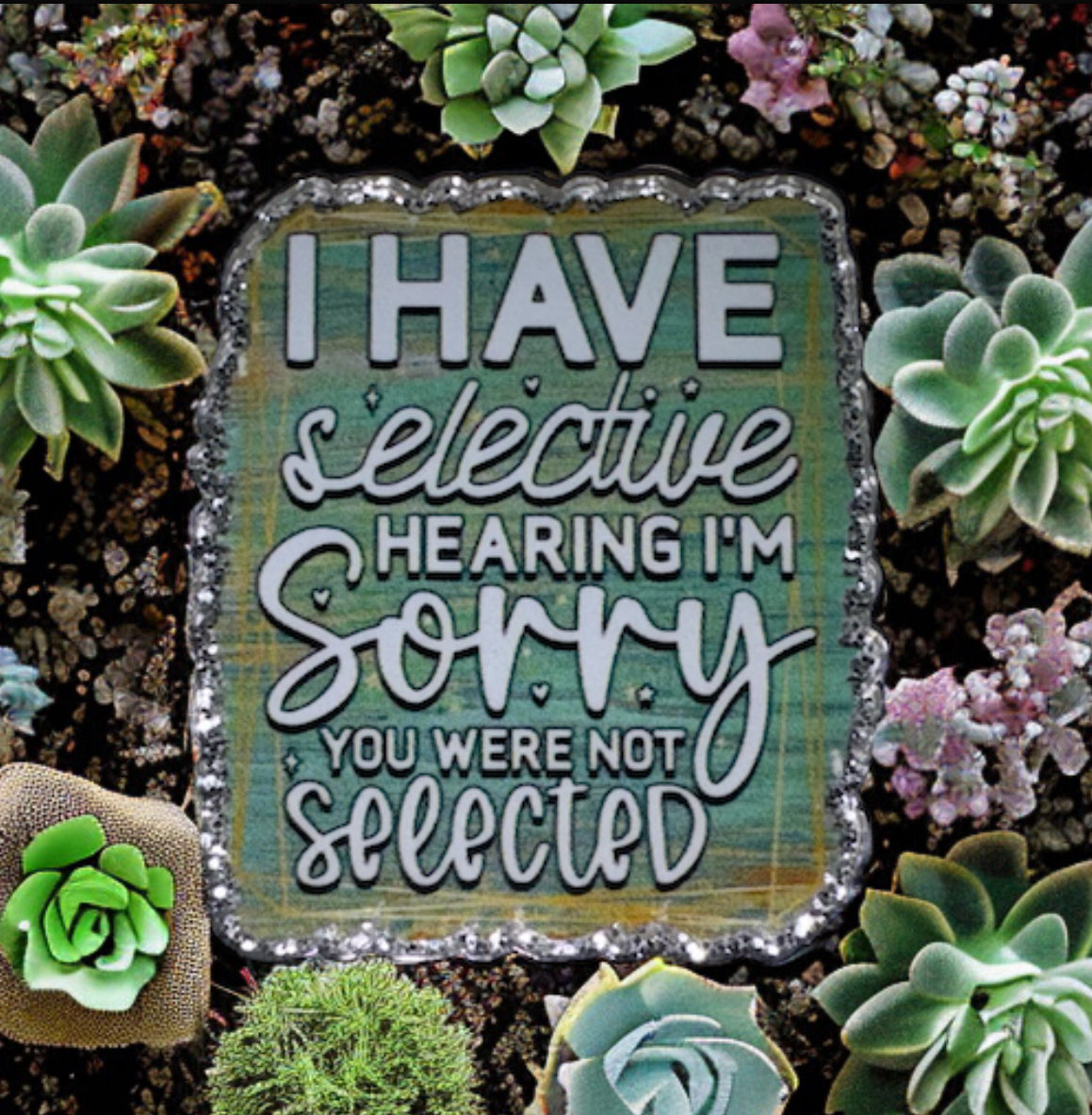 Selective Hearing Acrylic Flatback
